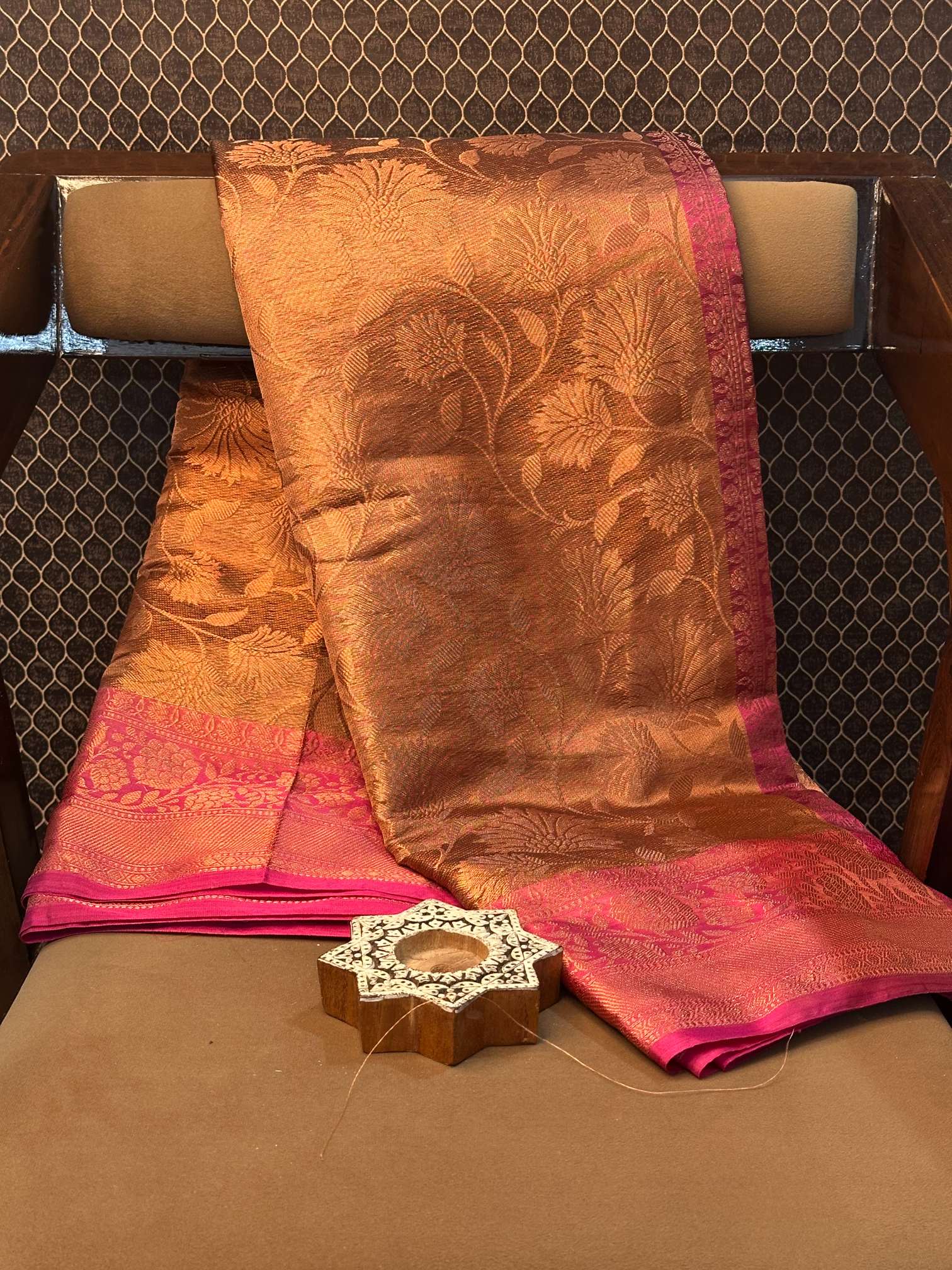 Eccentric zari weave Softsilk Banarasi saree
