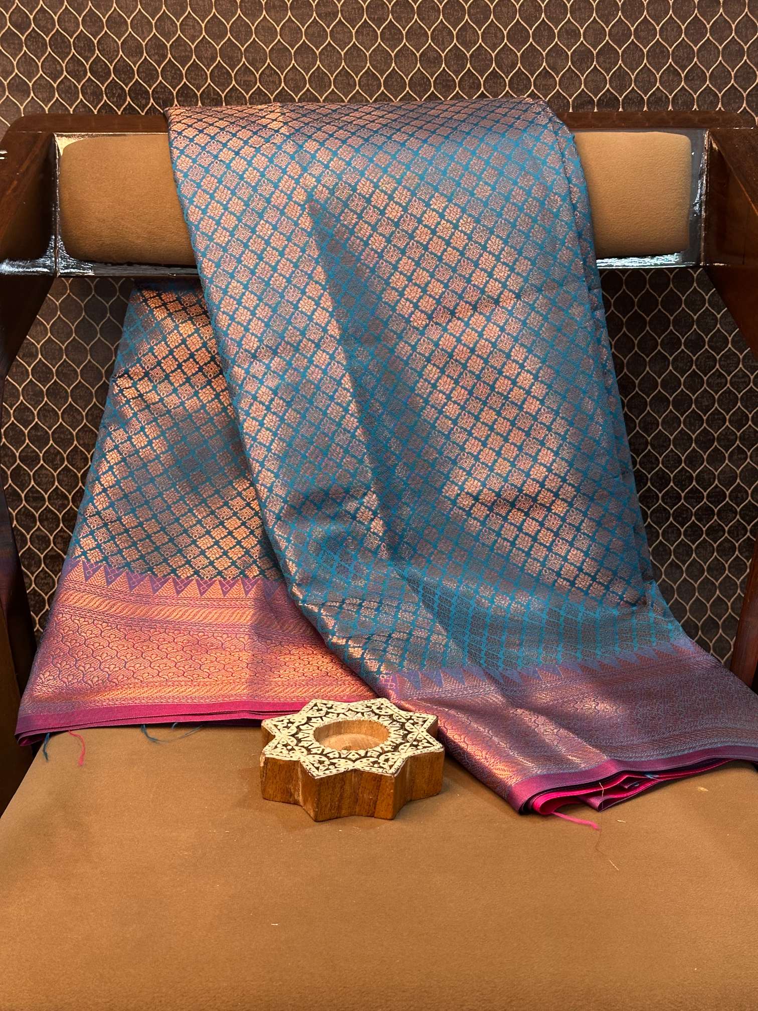 Eccentric zari weave Softsilk Banarasi saree