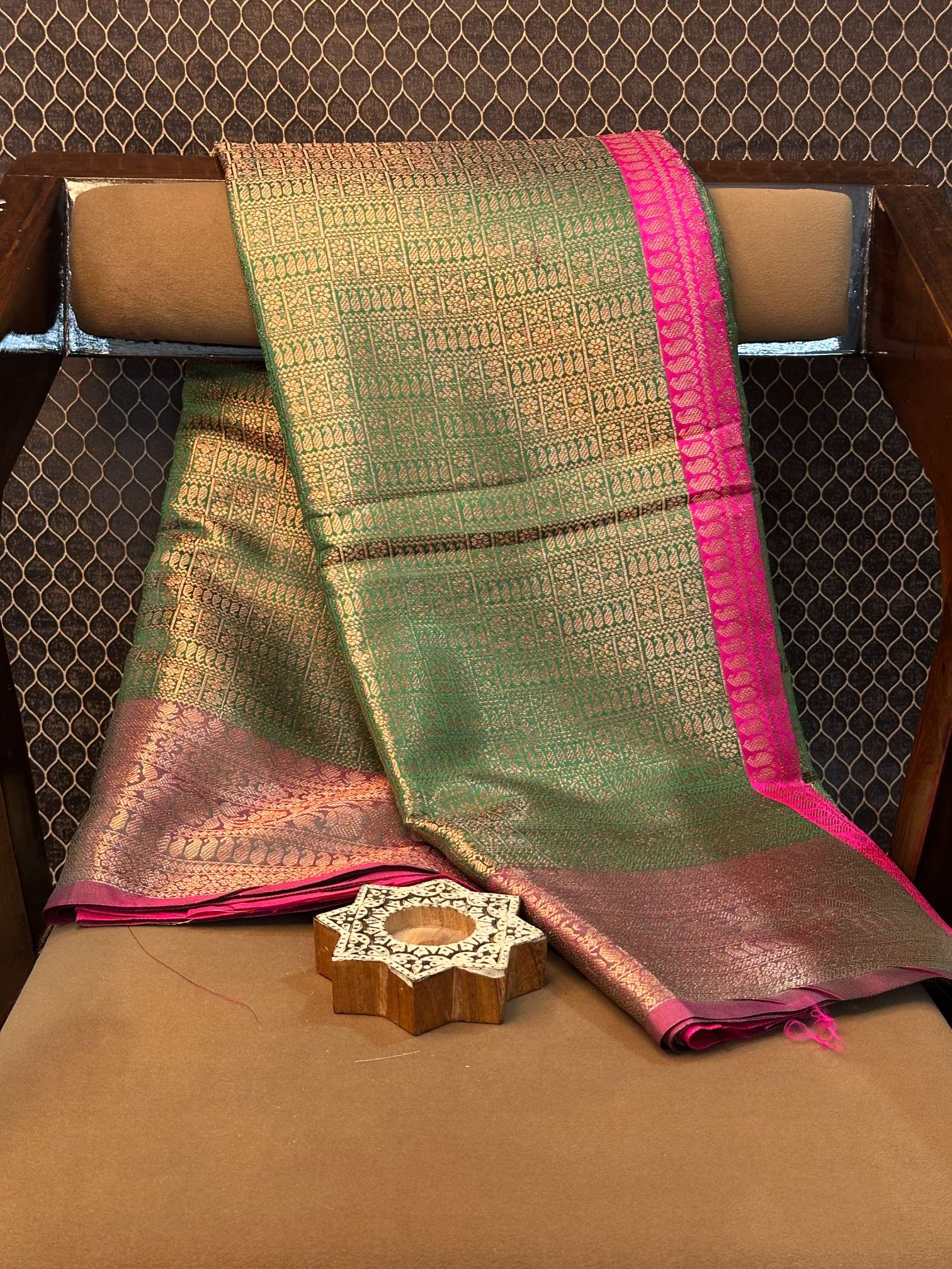 Eccentric zari weave Softsilk Banarasi saree