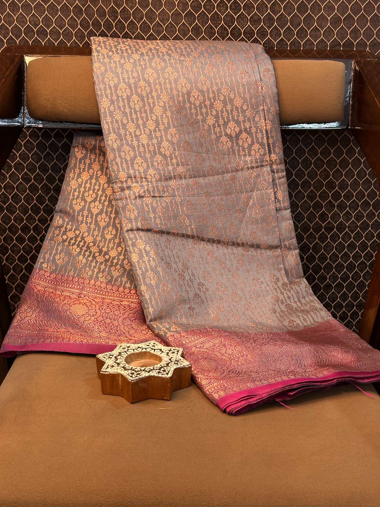 Handpicked Softsilk Heritage Banarasi Saree