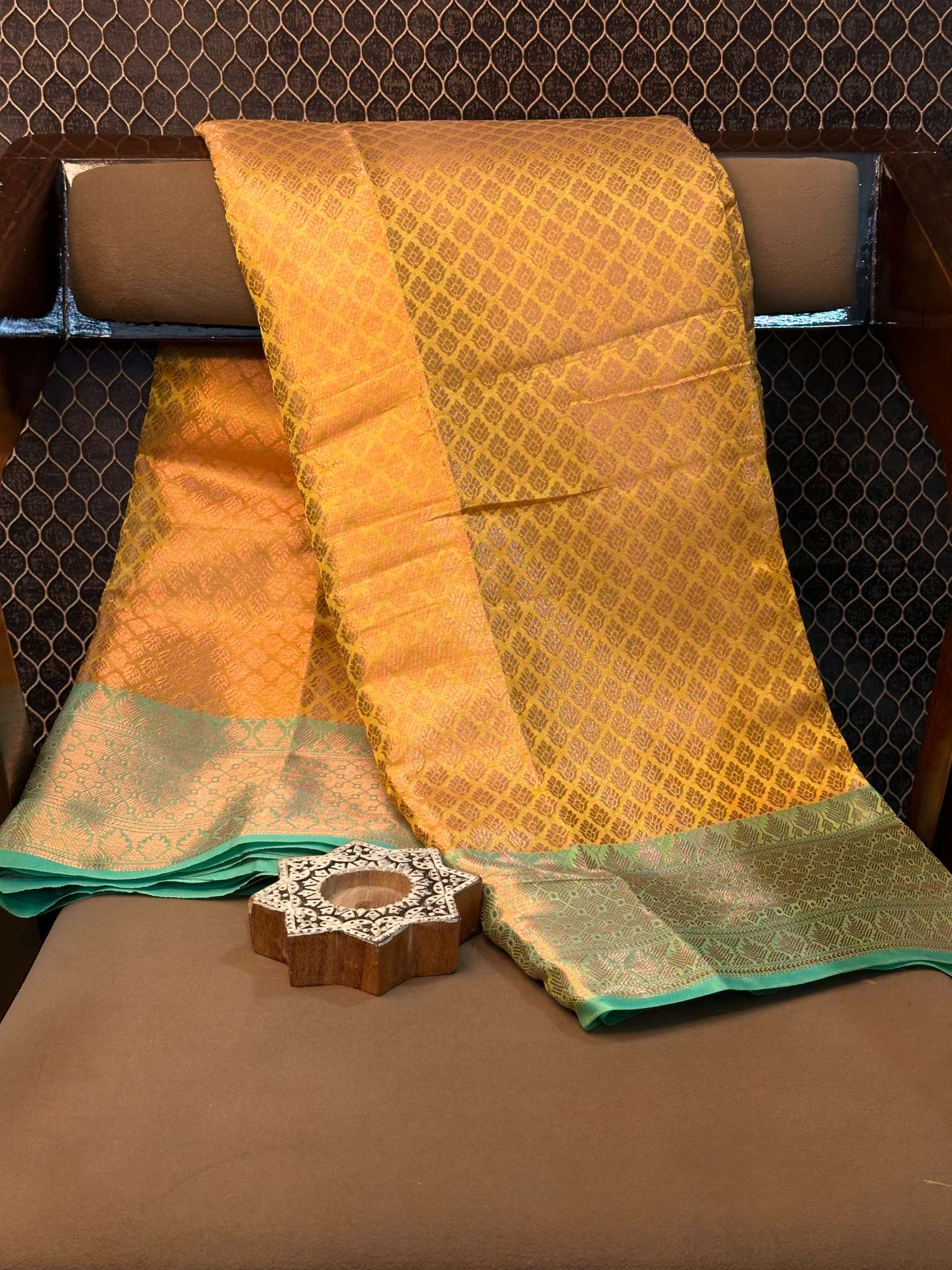 Eccentric zari weave Softsilk Banarasi saree