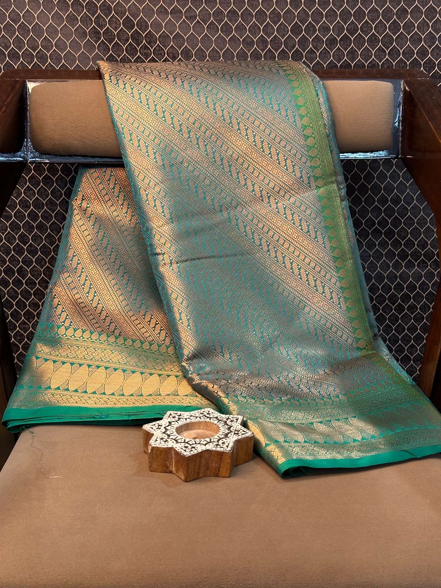 Eccentric zari weave Softsilk Banarasi saree