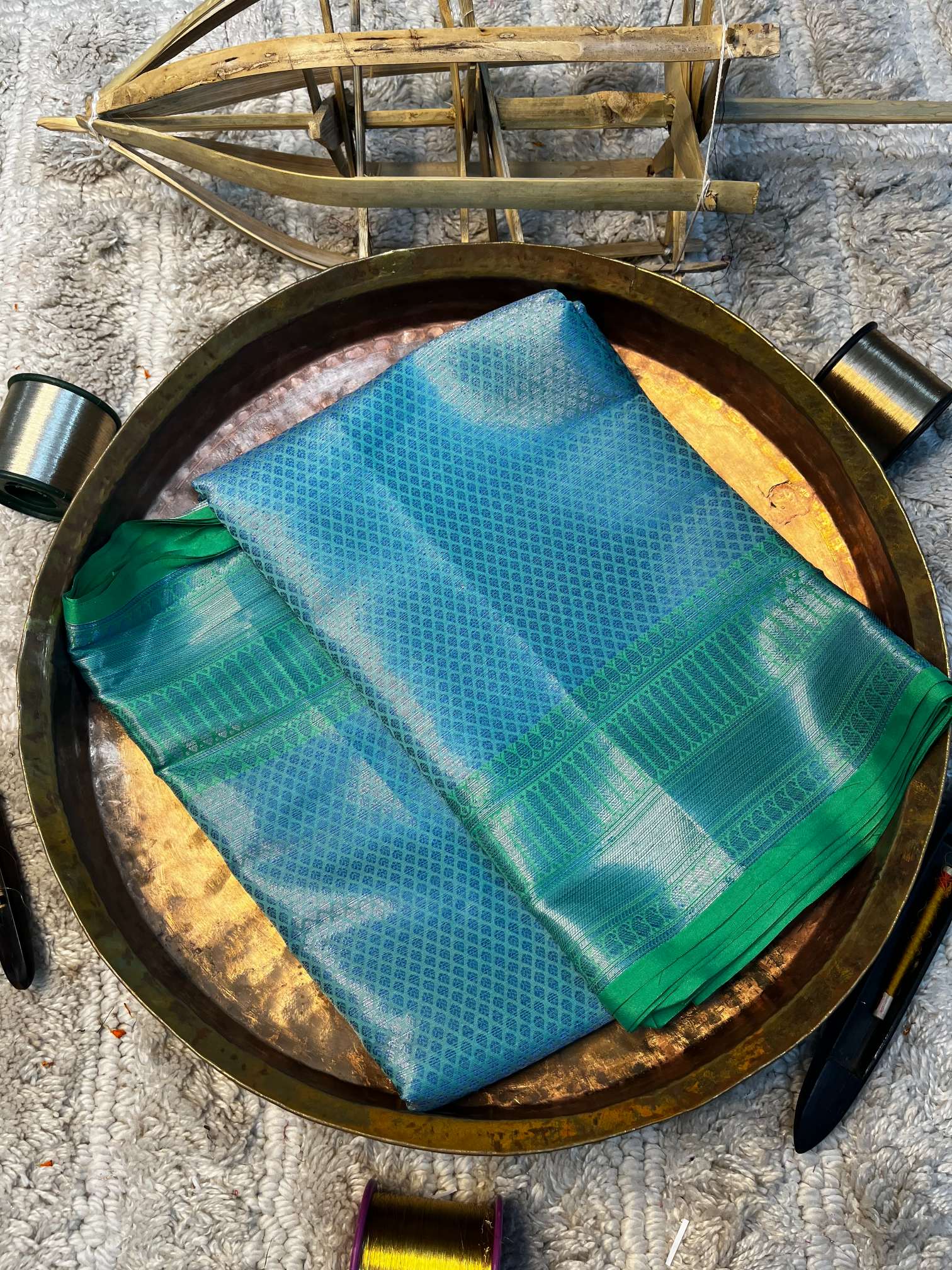 Eccentric zari weave Softsilk Banarasi saree