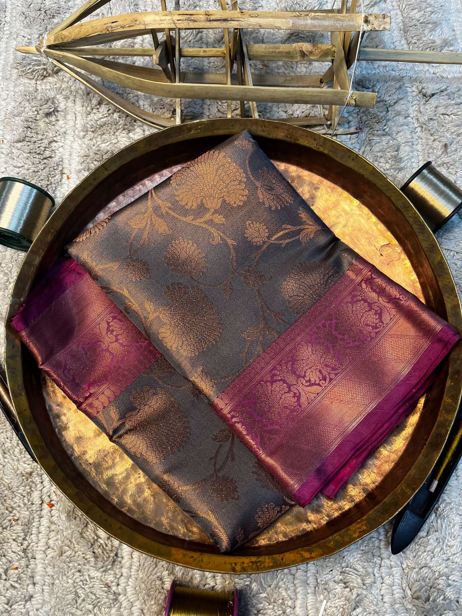 Eccentric zari weave Softsilk Heritage Banarasi saree