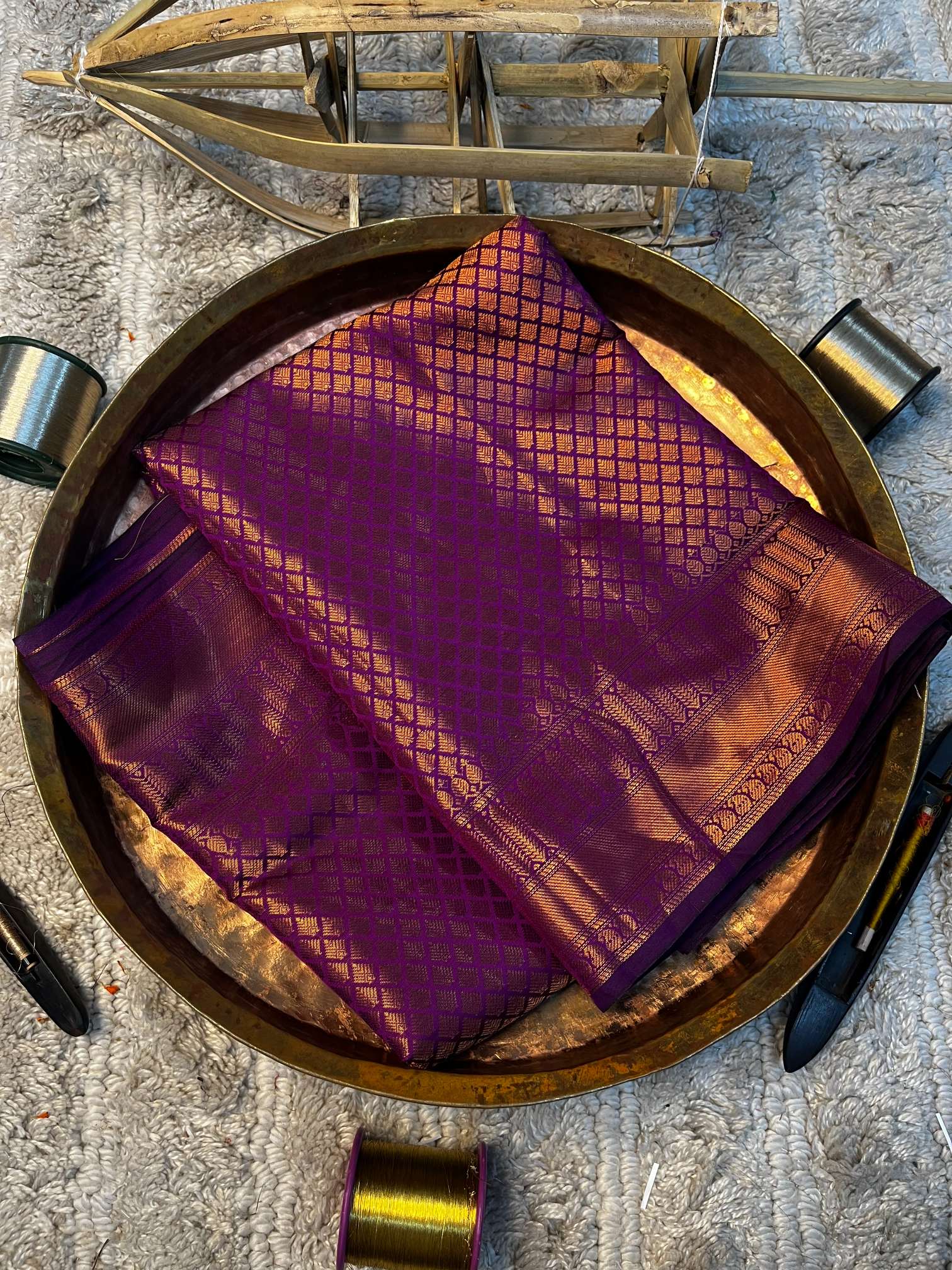 Eccentric zari weave Softsilk Heritage Banarasi saree