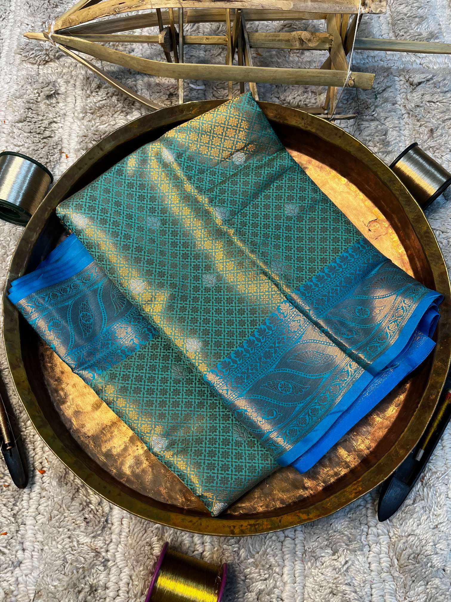 Eccentric zari weave Softsilk Banarasi saree