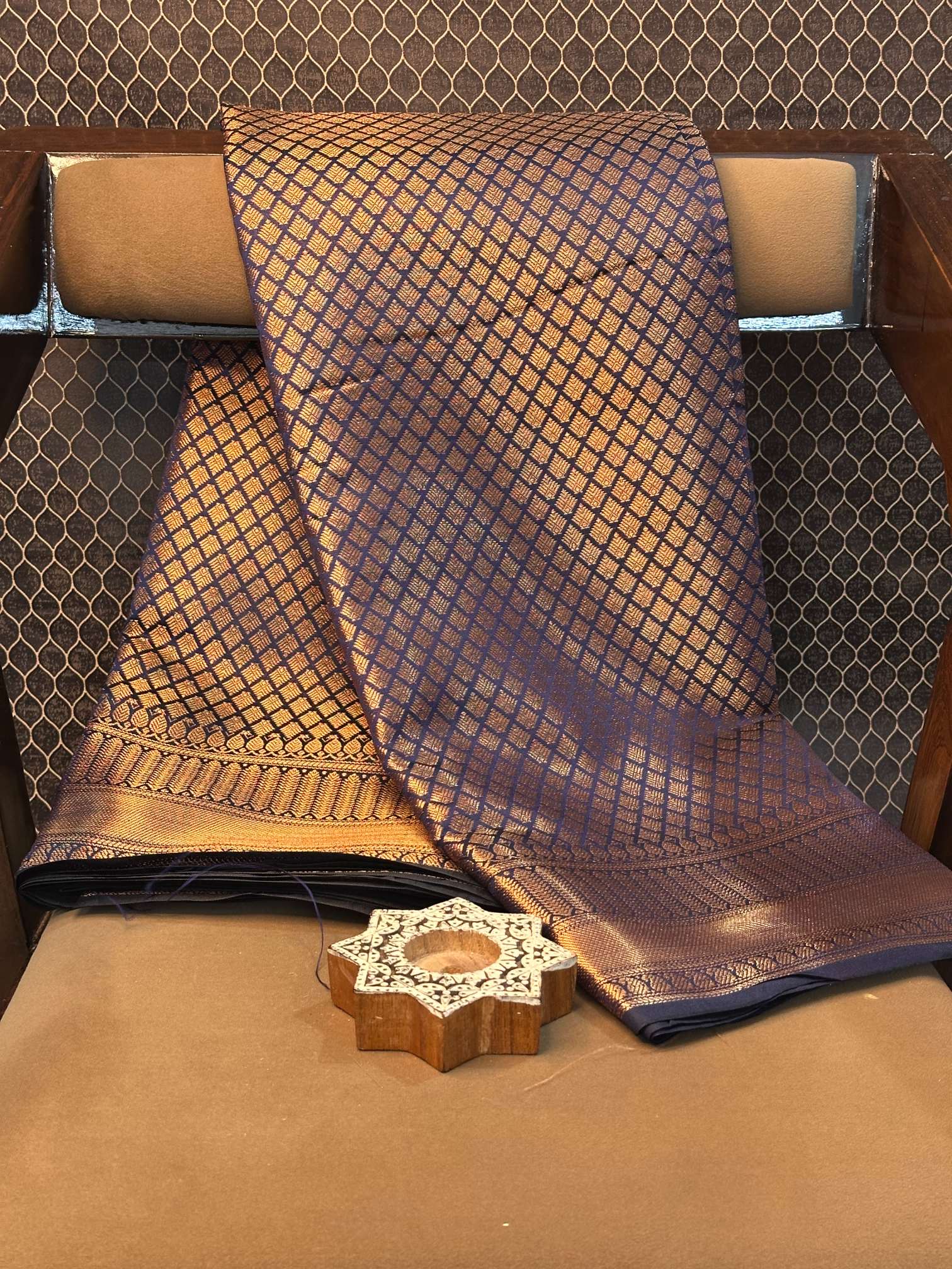 Eccentric zari weave Softsilk Heritage Banarasi saree