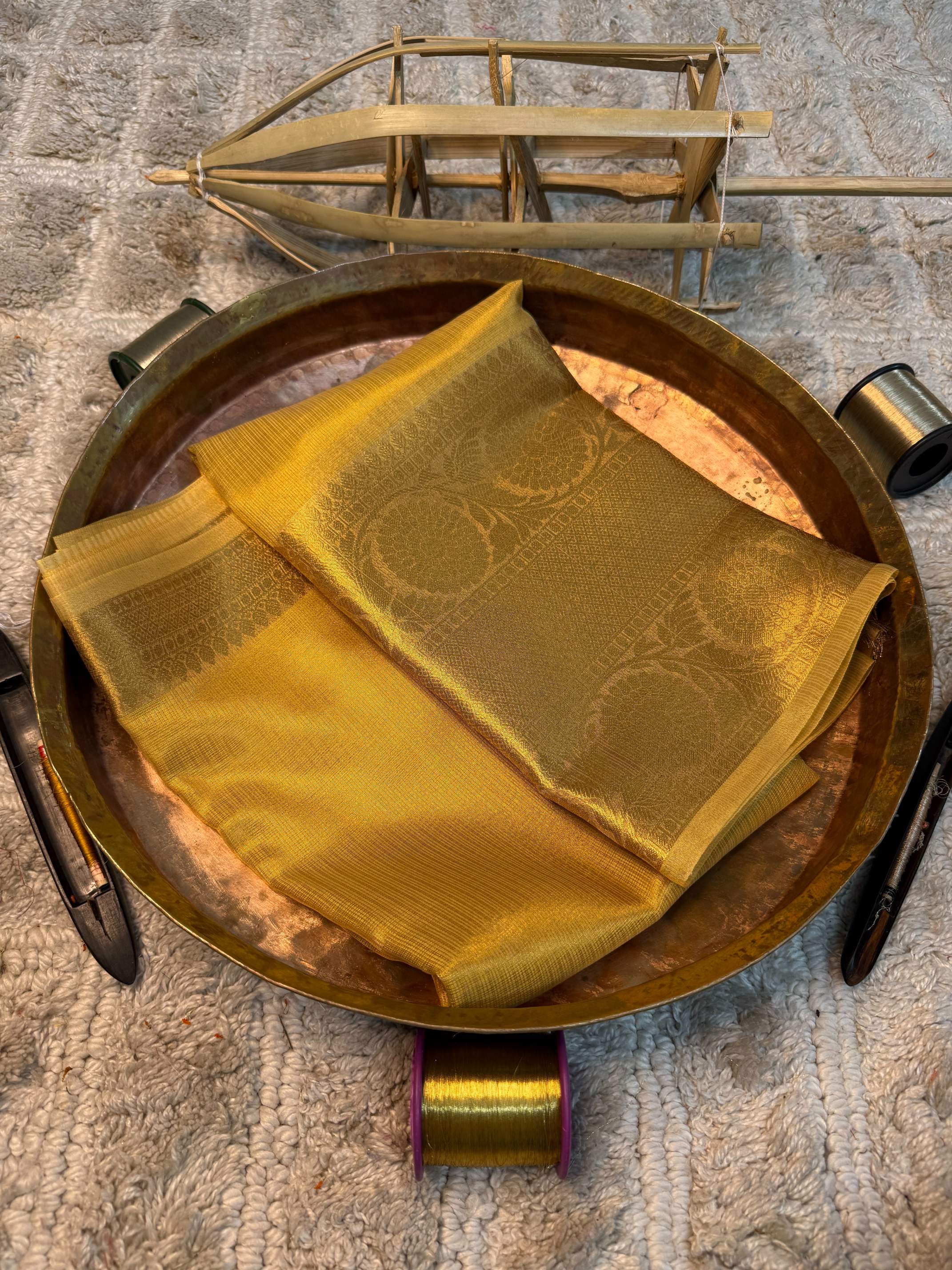 Eccentric zari weave Softsilk Banarasi saree