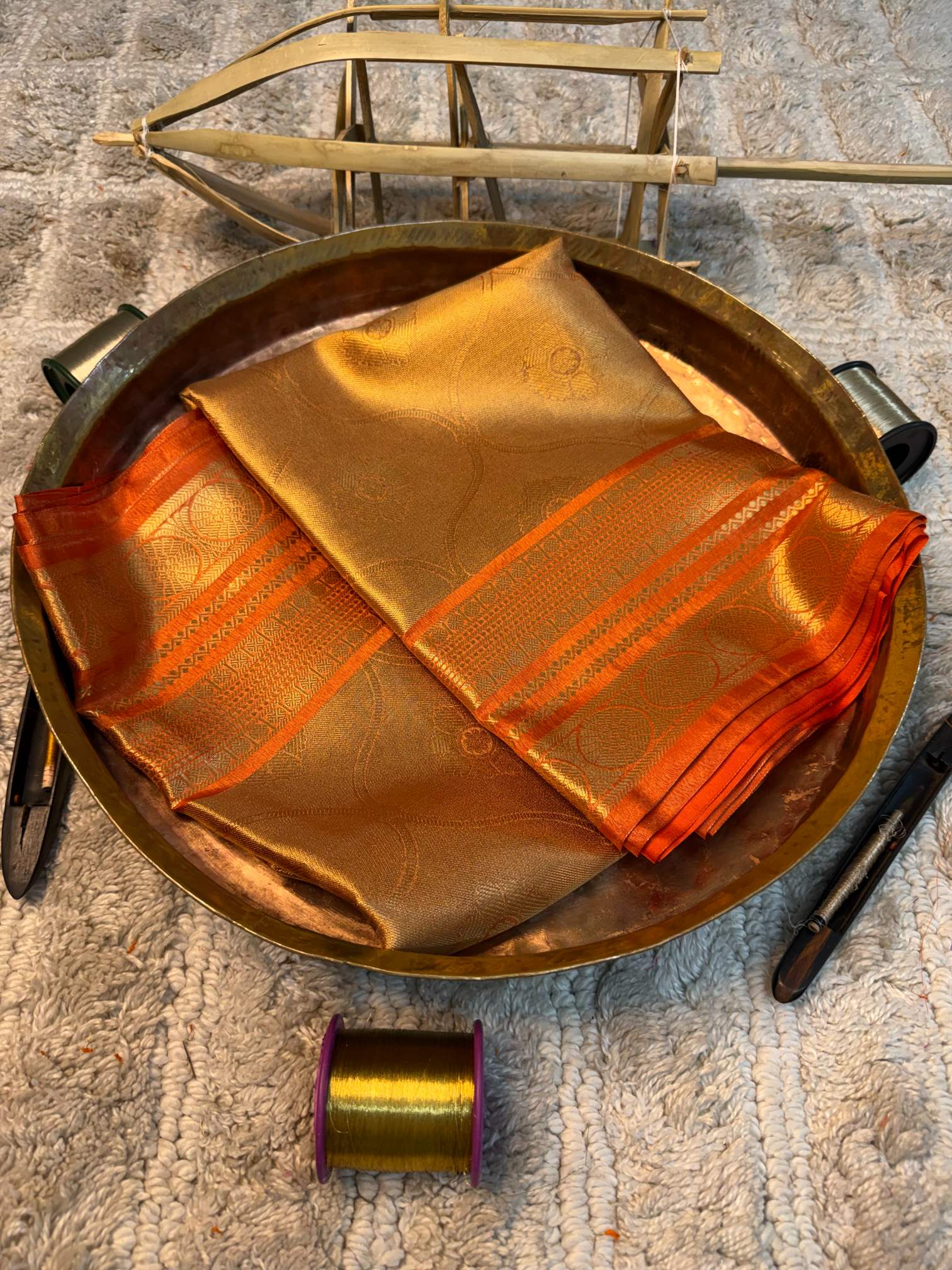 Eccentric zari weave Softsilk Banarasi saree