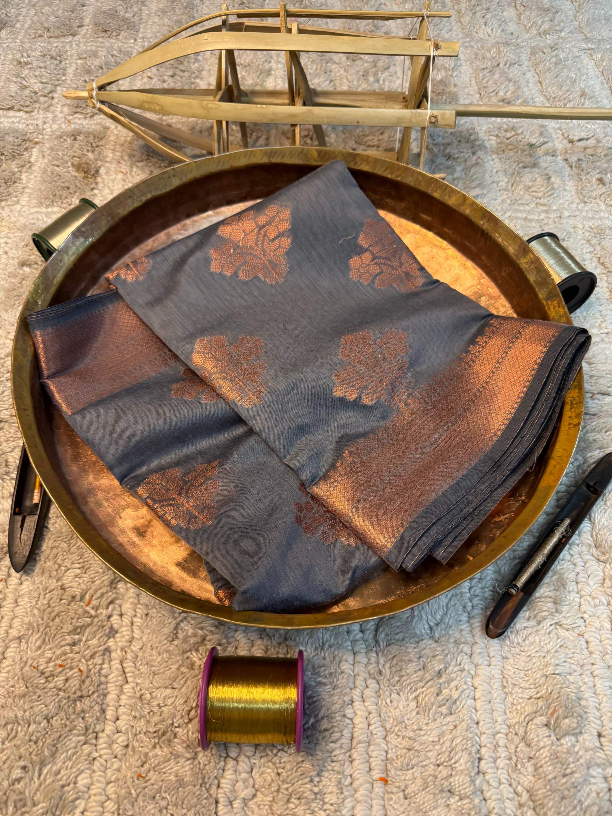 Eccentric zari weave Softsilk Banarasi saree