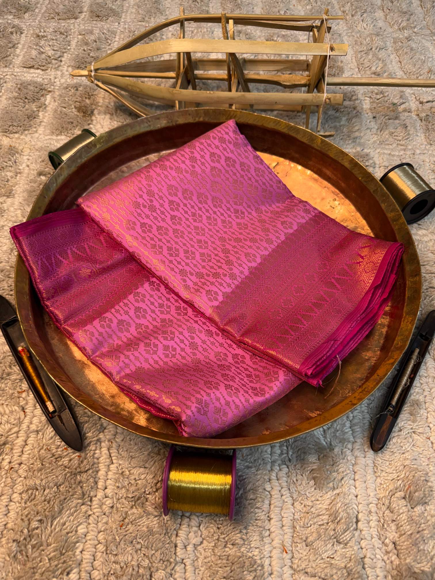 Eccentric zari weave Softsilk Heritage Banarasi saree