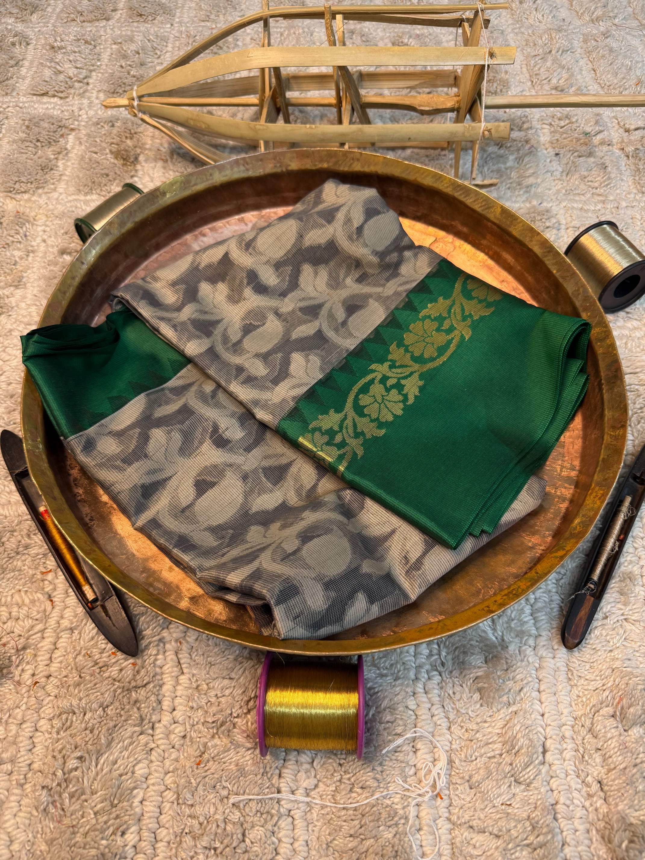 Eccentric zari weave Softsilk Banarasi saree