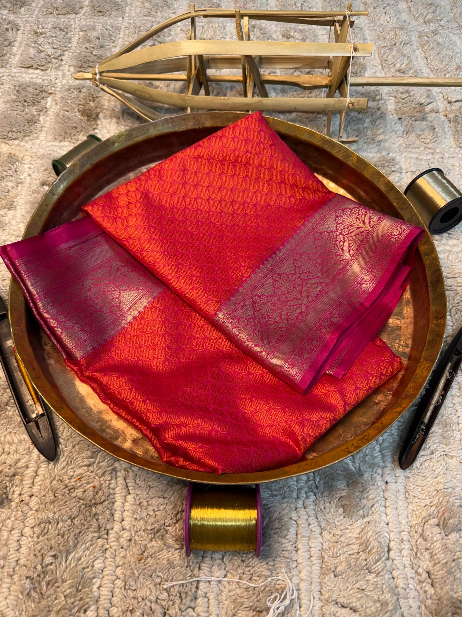 Eccentric zari weave Softsilk Heritage Banarasi saree