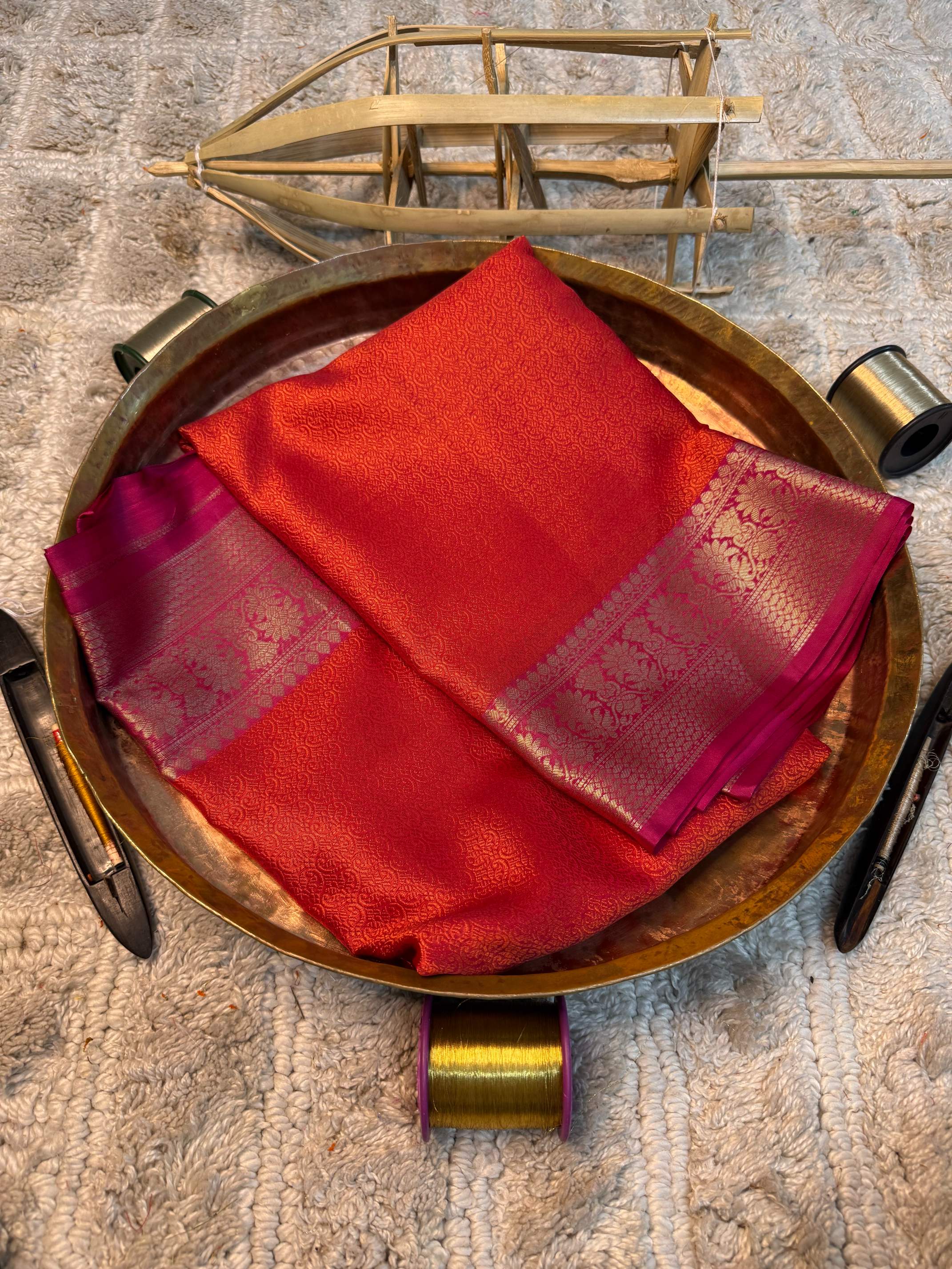 Eccentric zari weave Softsilk Heritage Banarasi saree