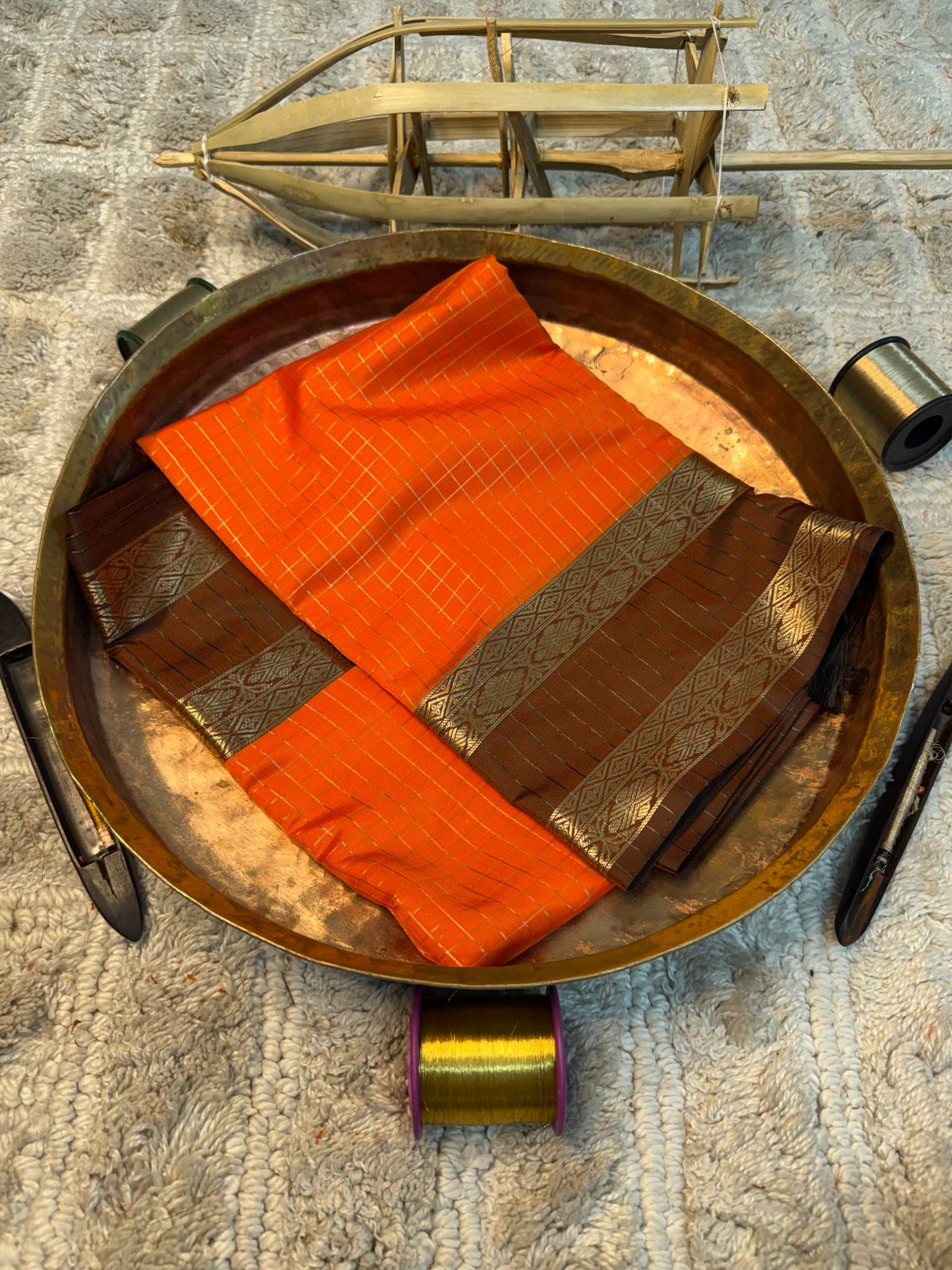 Eccentric zari weave Softsilk Banarasi saree