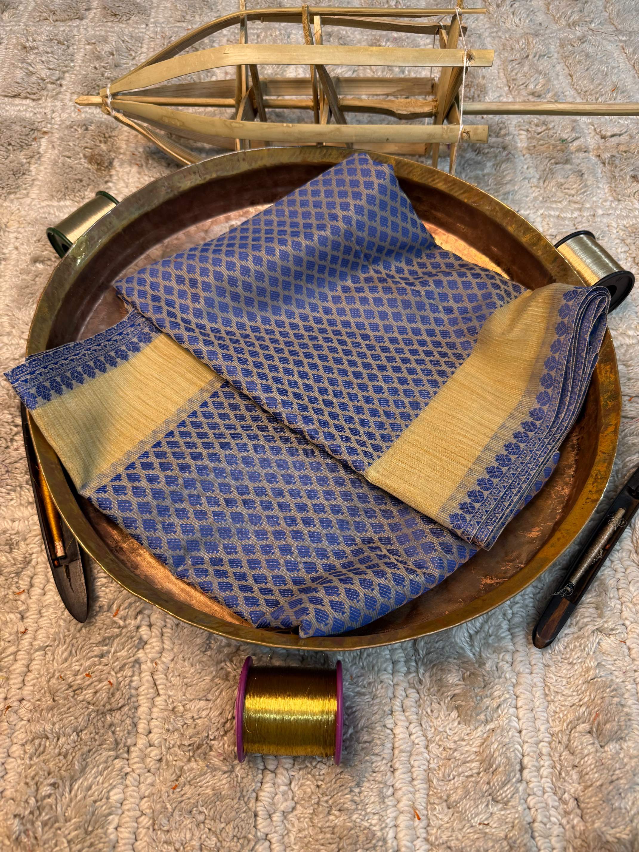 Eccentric zari weave Softsilk Banarasi saree