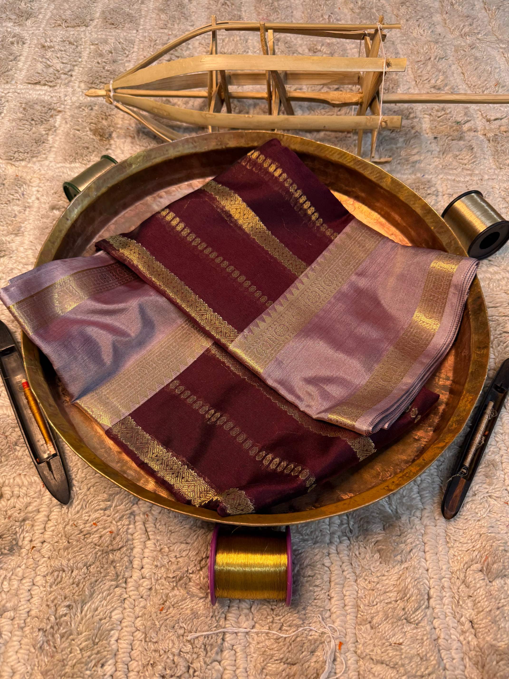 Eccentric zari weave Softsilk Heritage Banarasi saree