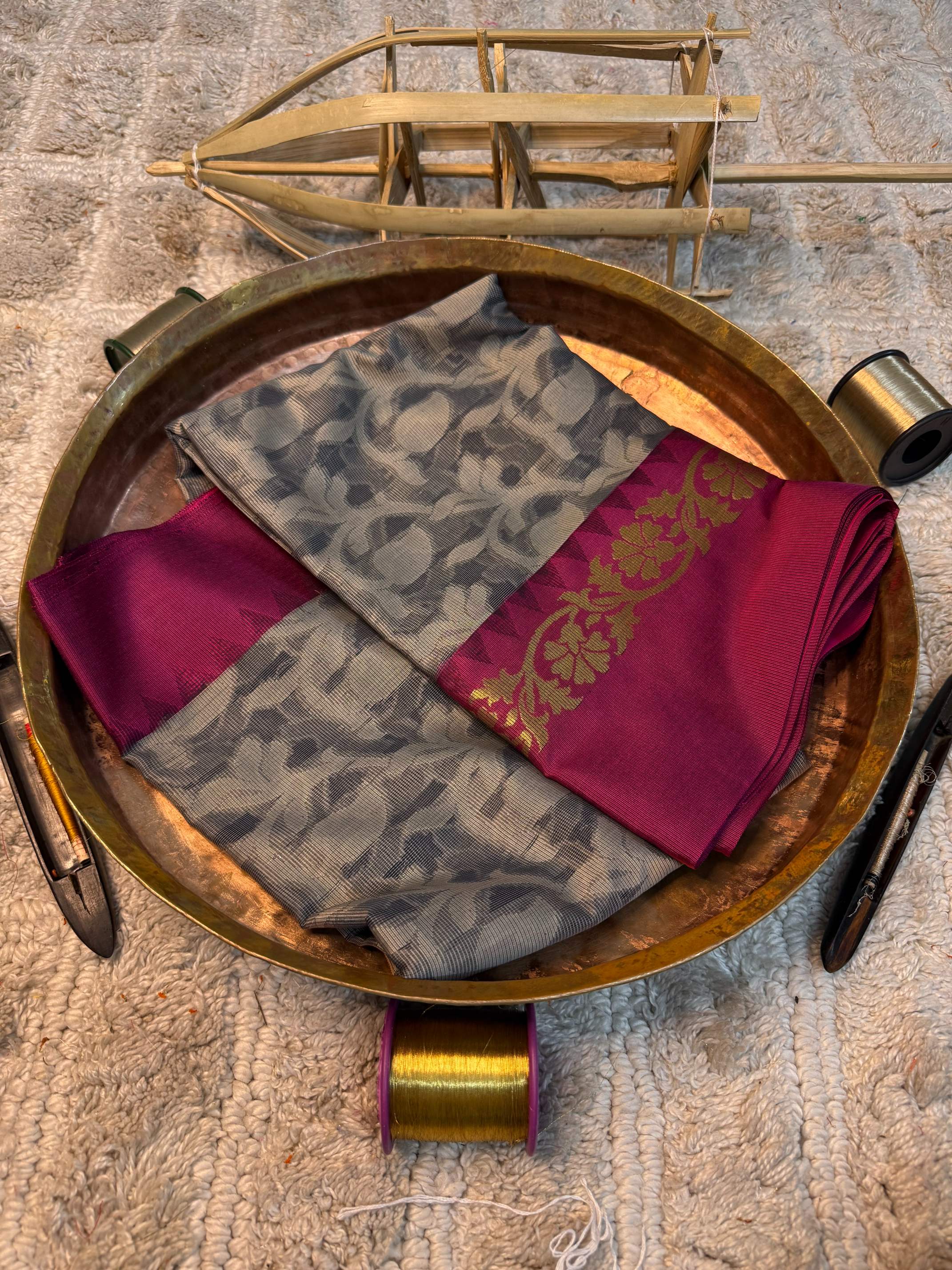 Eccentric zari weave Softsilk Banarasi saree