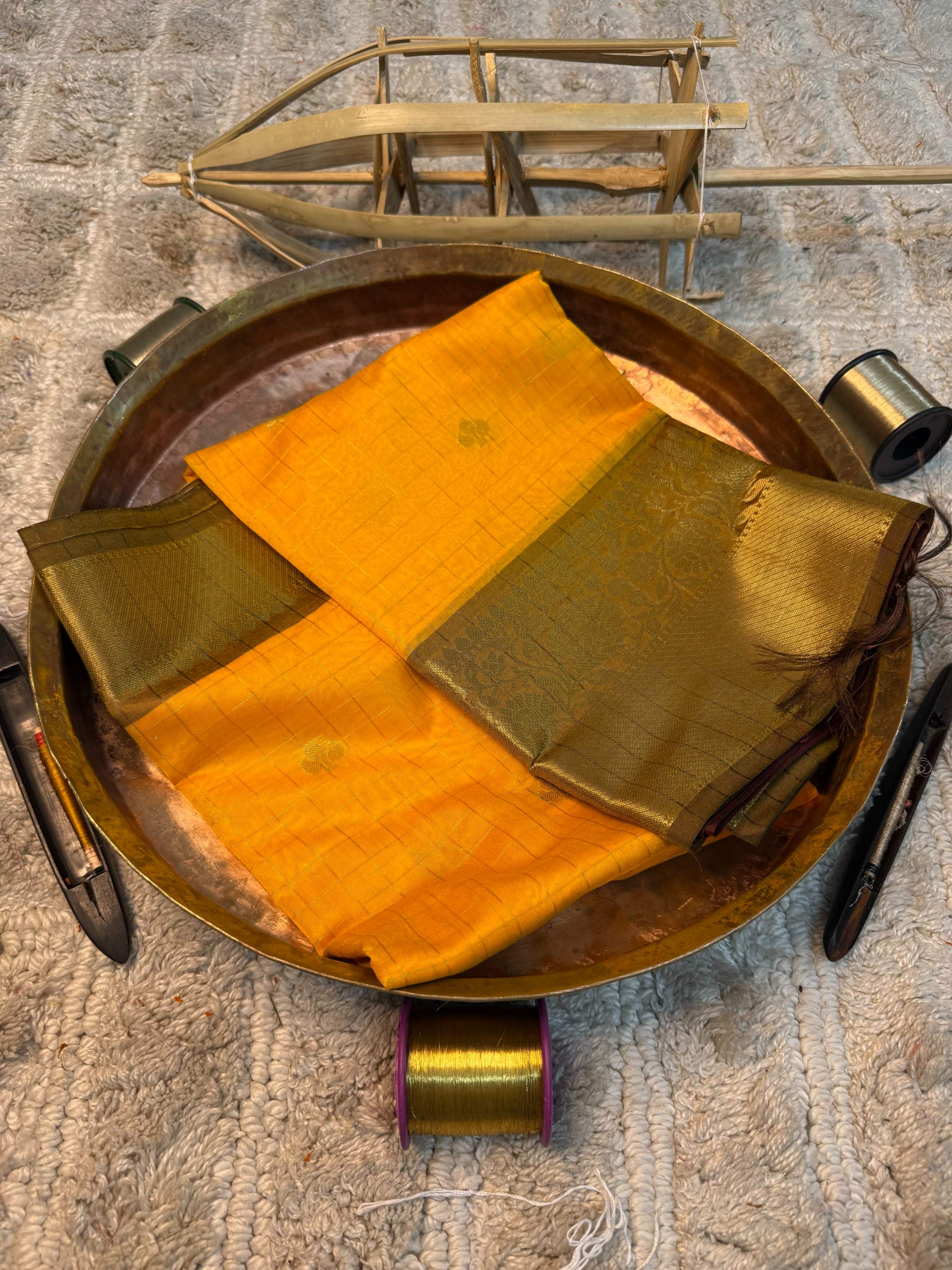 Eccentric zari weave Softsilk Banarasi saree
