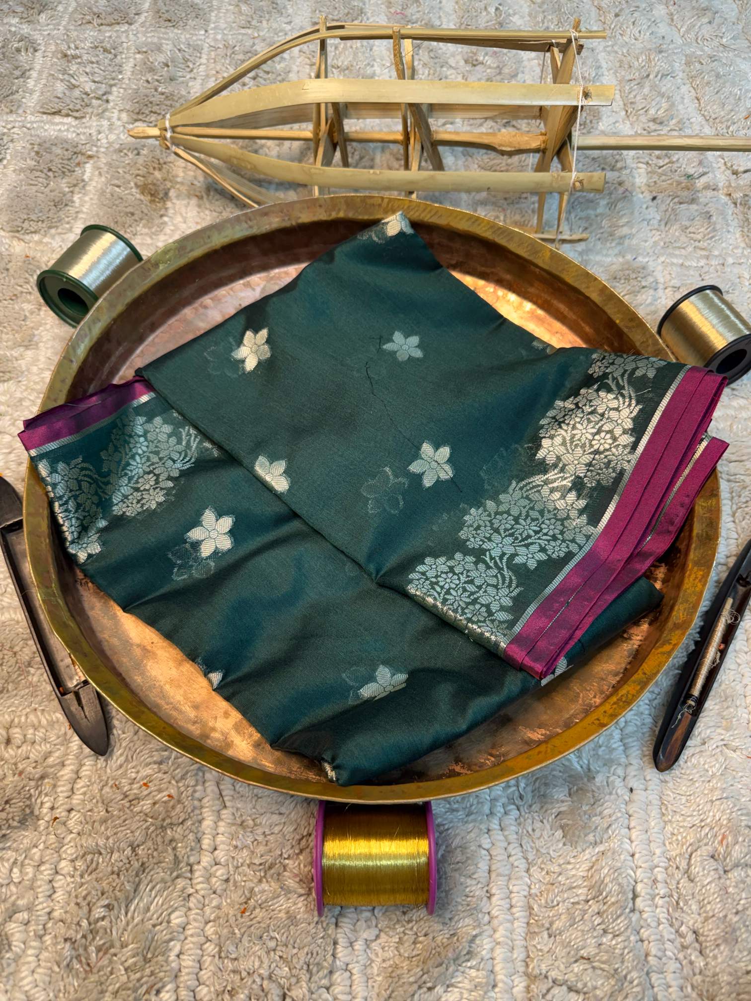 Eccentric zari weave Softsilk Heritage Banarasi saree