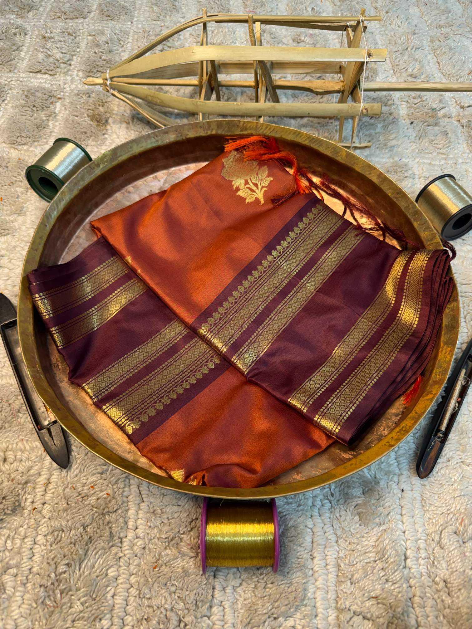 Eccentric zari weave Softsilk Heritage Banarasi saree