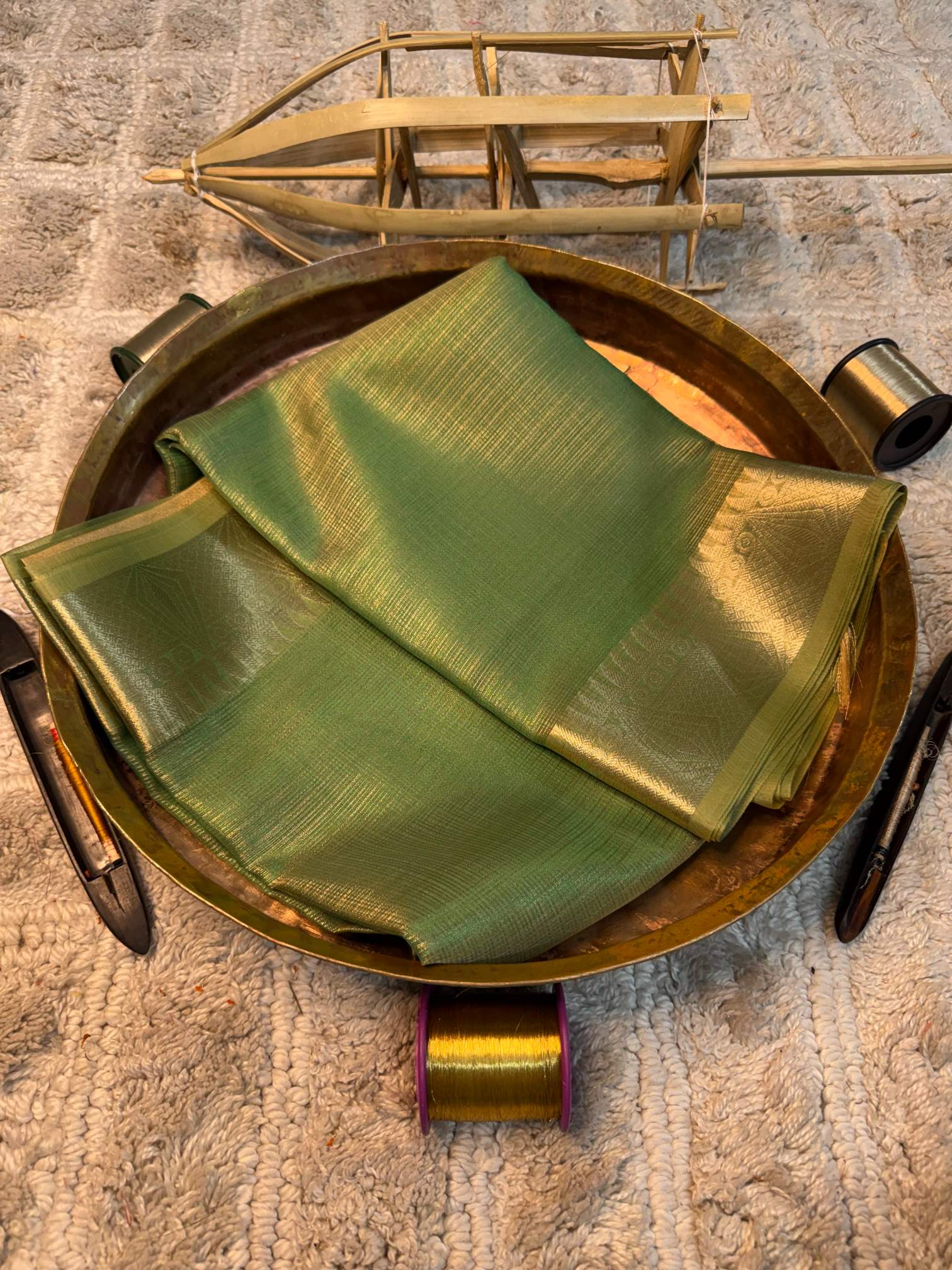 Eccentric zari weave Softsilk Banarasi saree