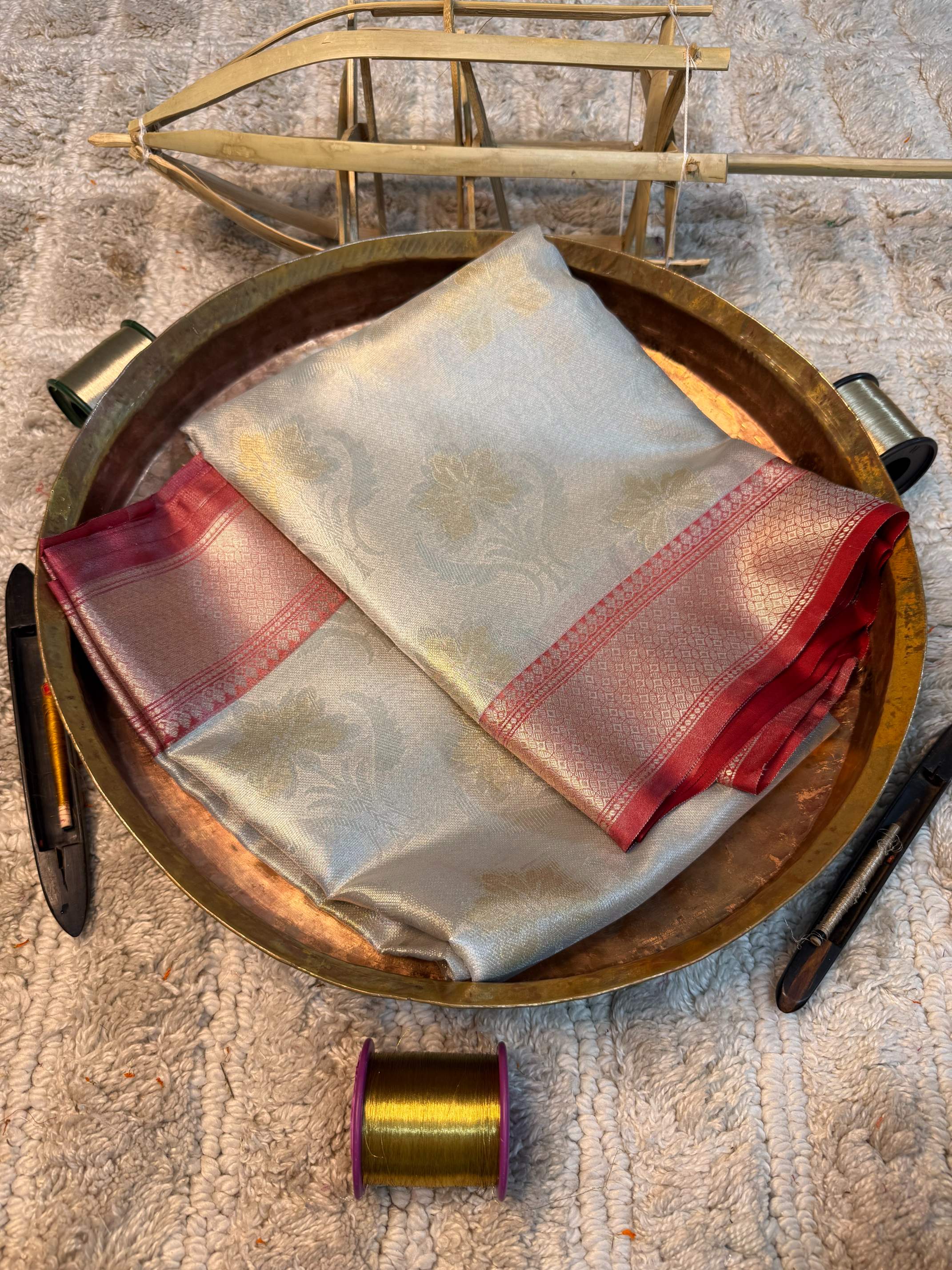 Eccentric zari weave Softsilk Heritage Banarasi saree