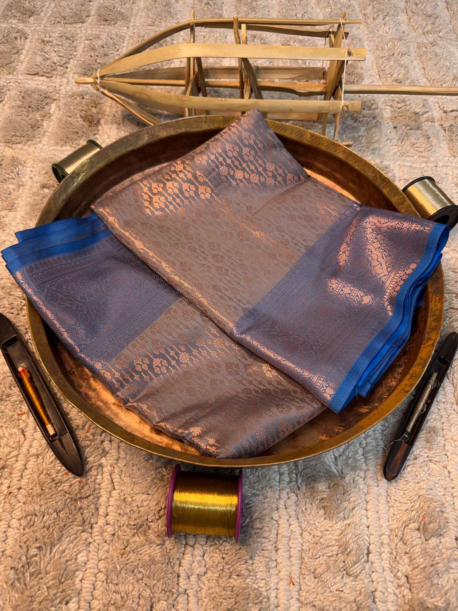 Eccentric zari weave Softsilk Banarasi saree