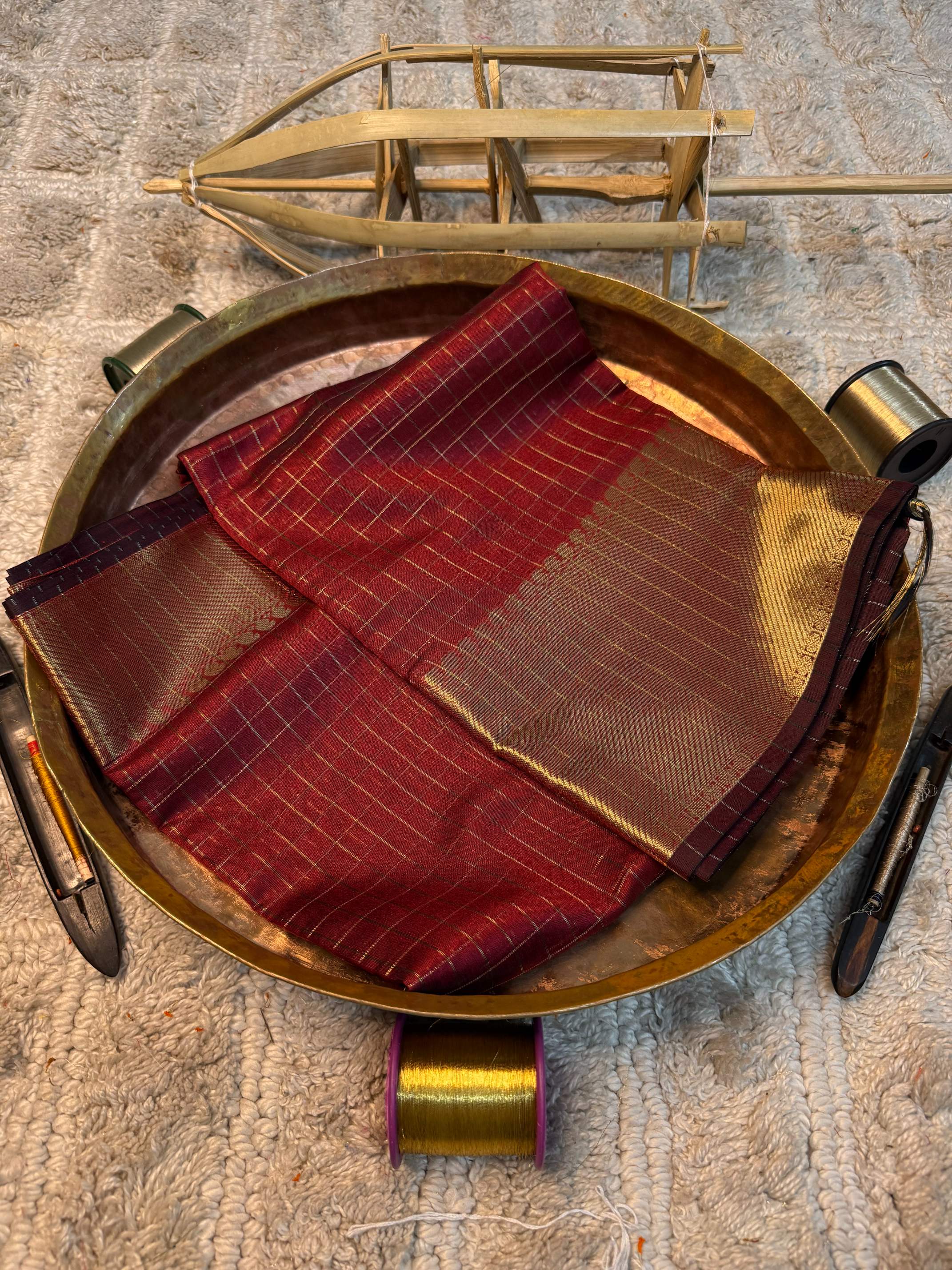 Eccentric zari weave Softsilk Heritage Banarasi saree