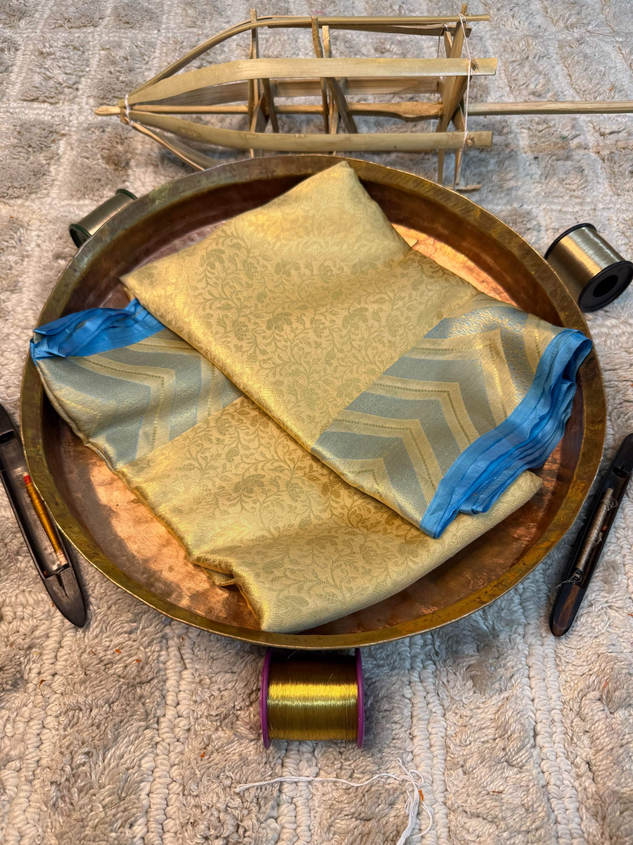 Eccentric zari weave Softsilk Banarasi saree