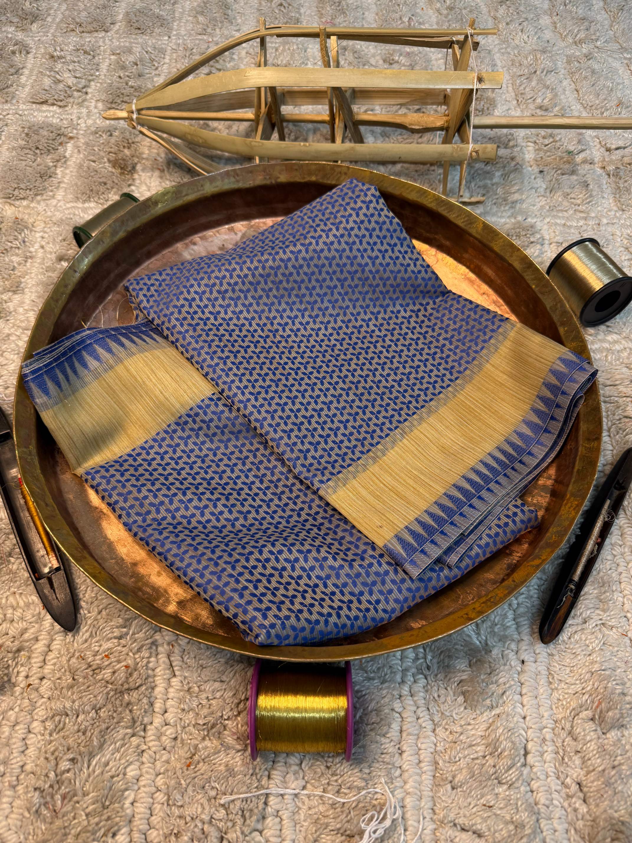 Eccentric zari weave Softsilk Banarasi saree