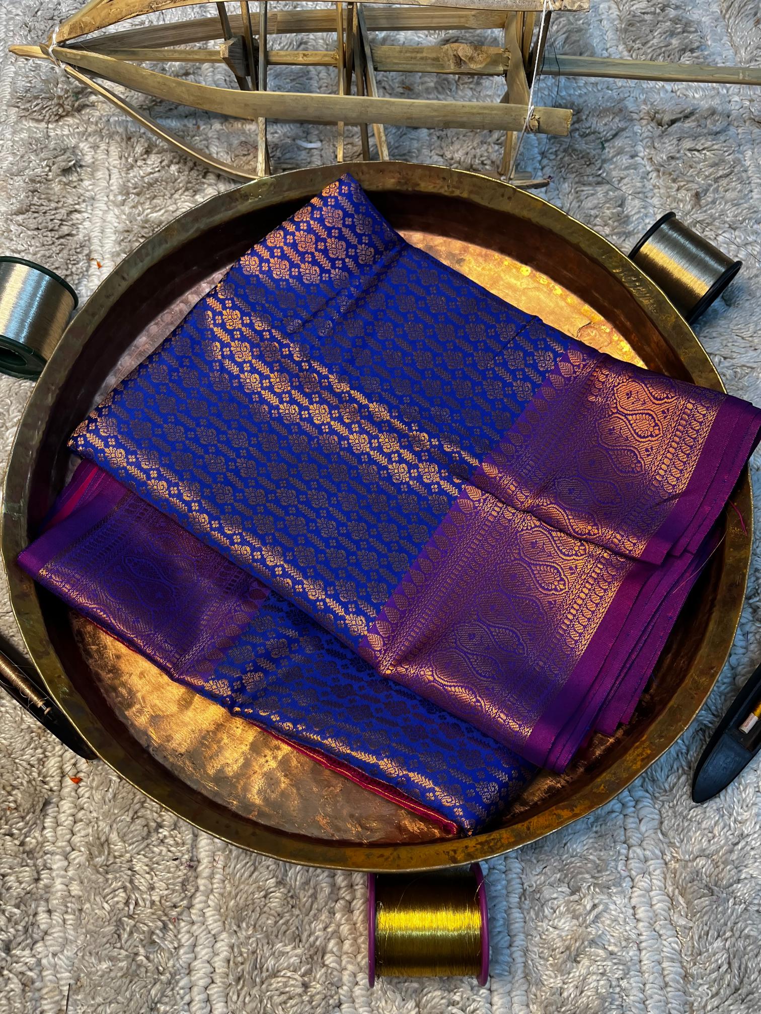 Eccentric zari weave Softsilk Banarasi saree