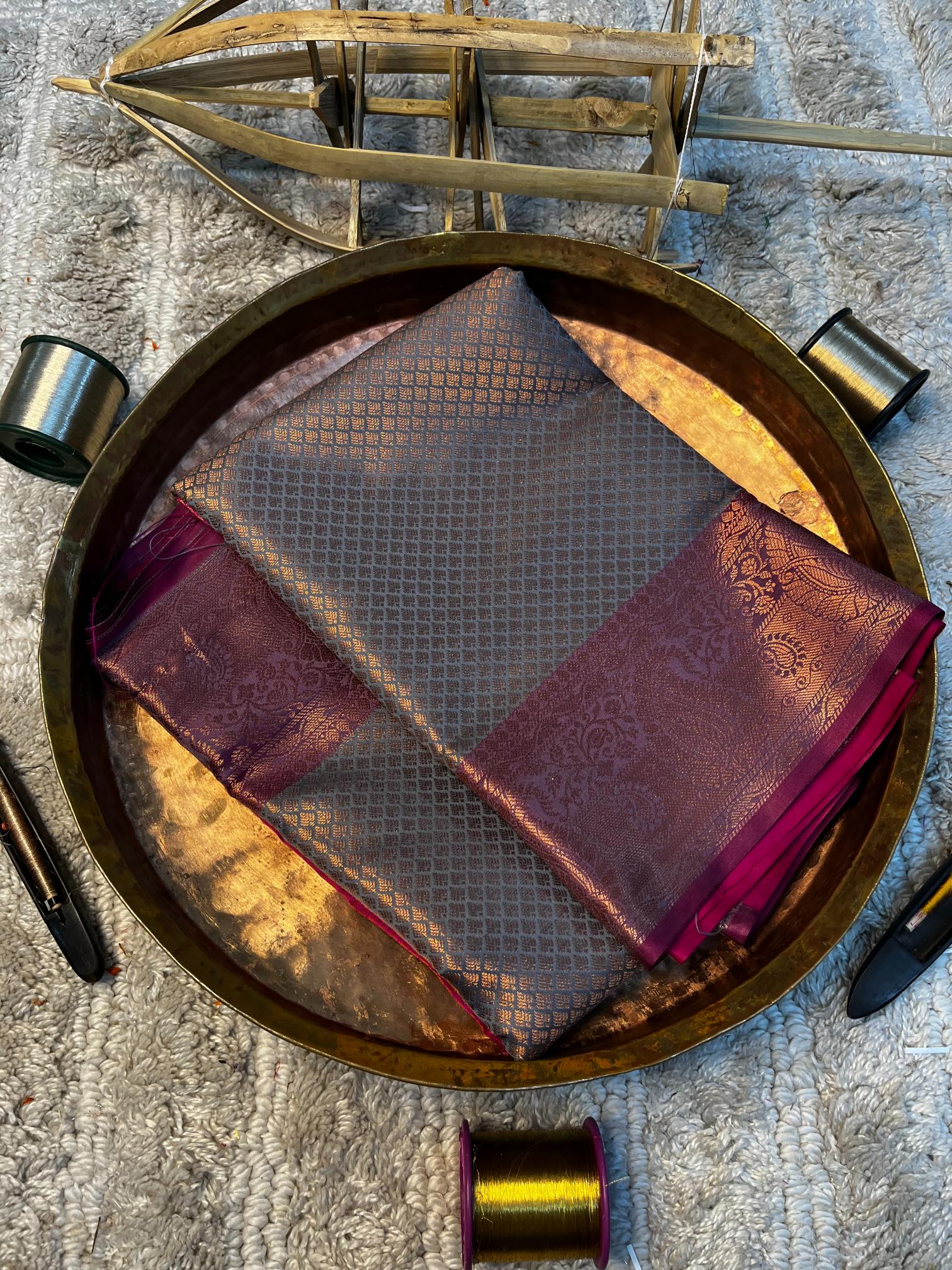 Eccentric zari weave Softsilk Banarasi saree