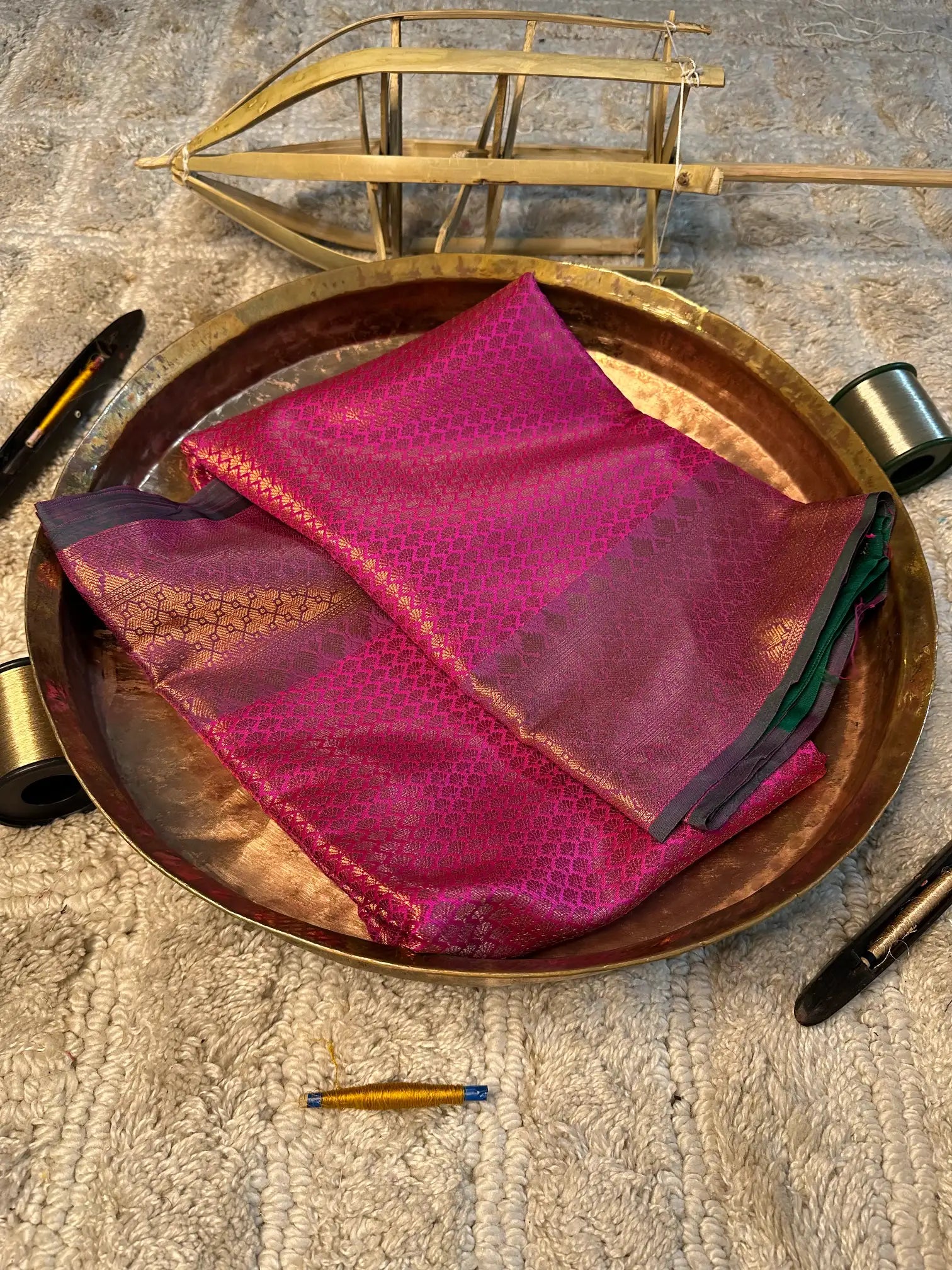 Eccentric zari weave Softsilk Banarasi saree