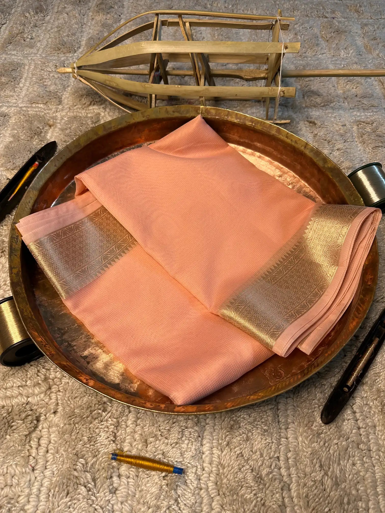 Eccentric zari weave Softsilk Banarasi saree