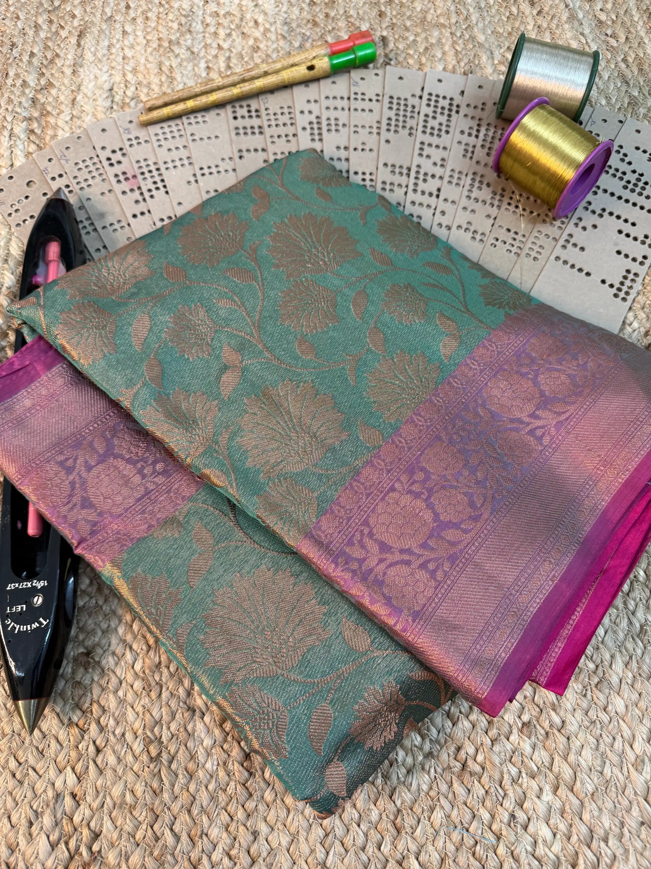 Eccentric zari weave Softsilk Banarasi saree