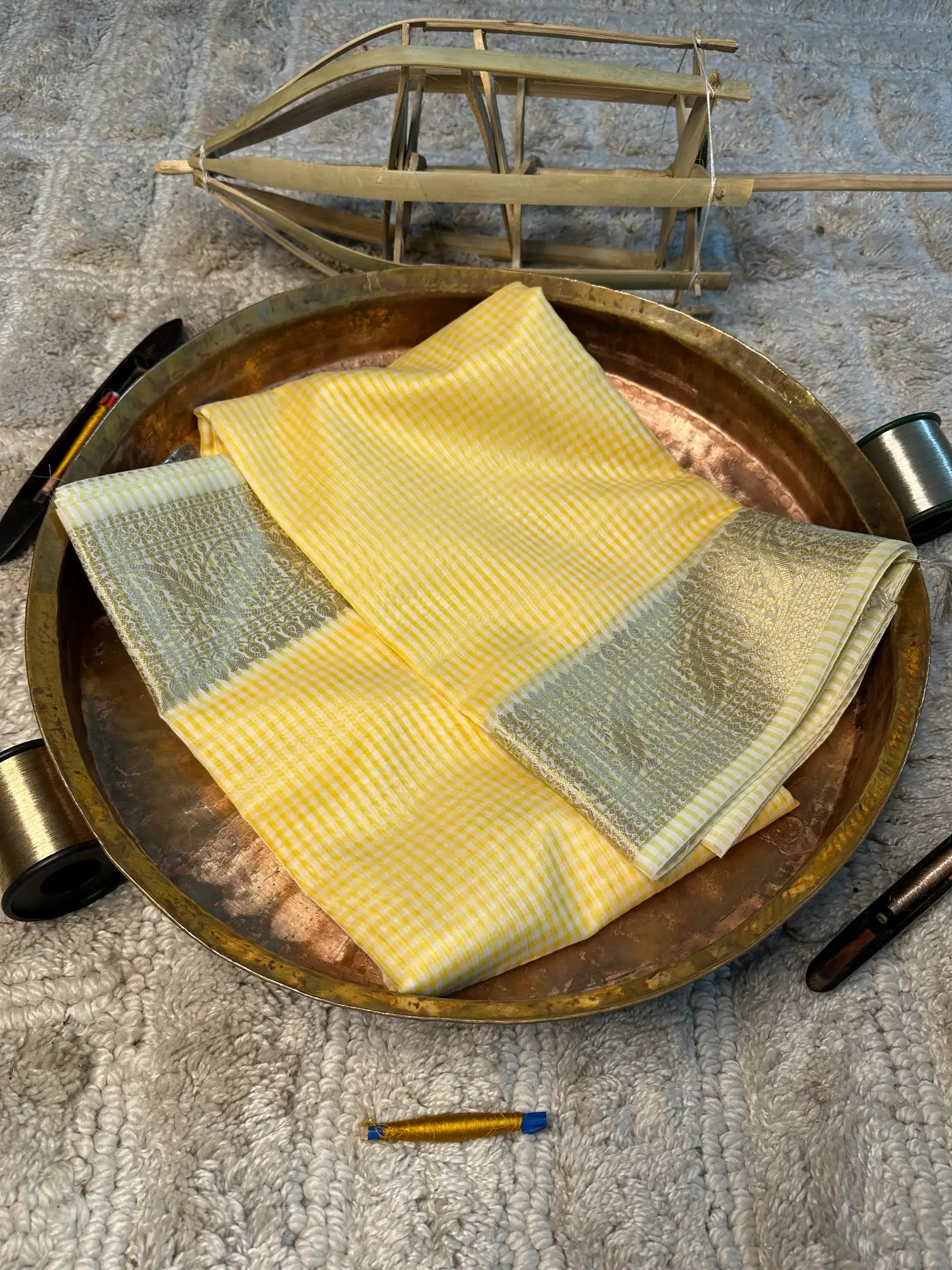 Eccentric zari weave Softsilk Banarasi saree