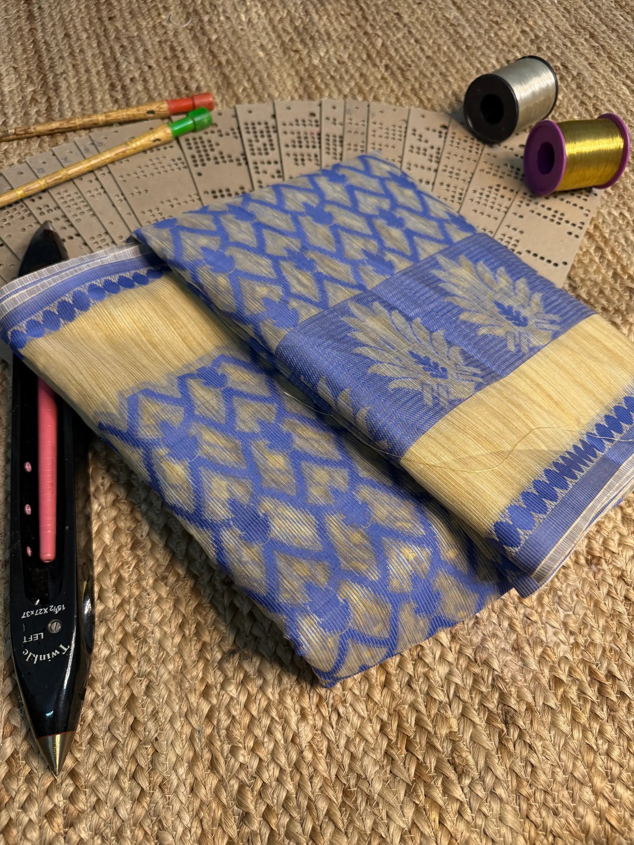Eccentric zari weave Softsilk Banarasi saree
