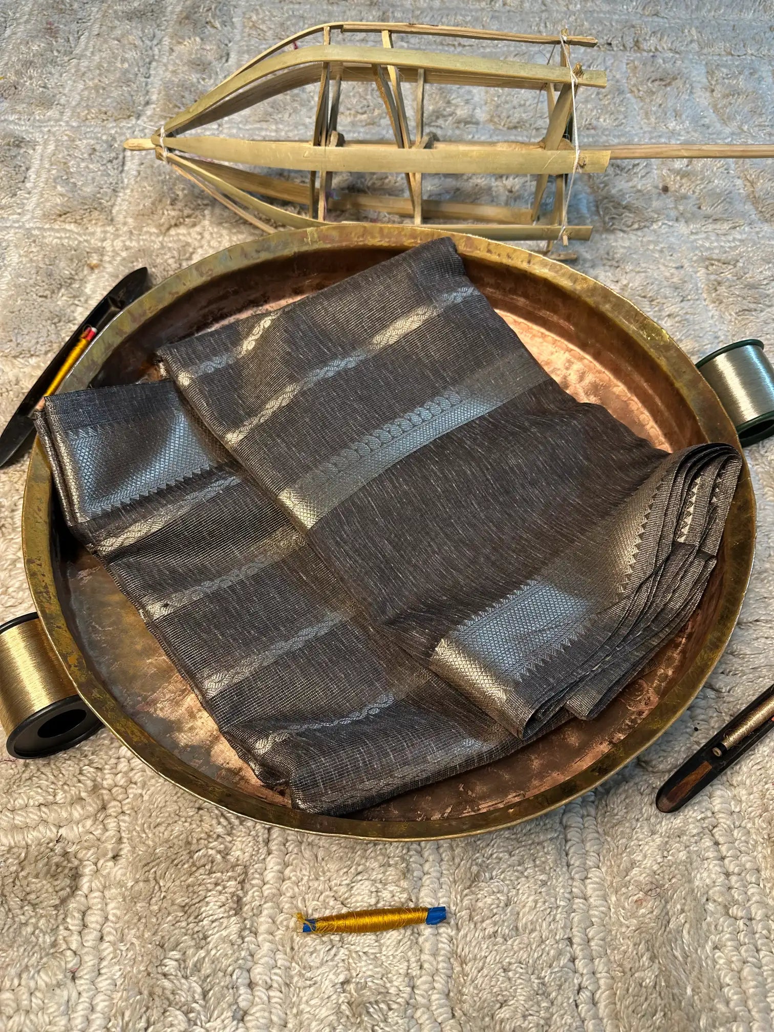 Eccentric zari weave Softsilk Banarasi saree