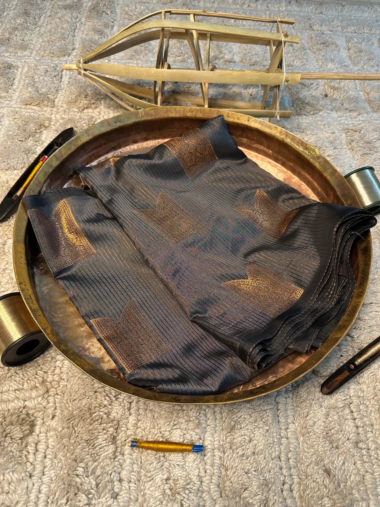 Eccentric zari weave Softsilk Banarasi saree