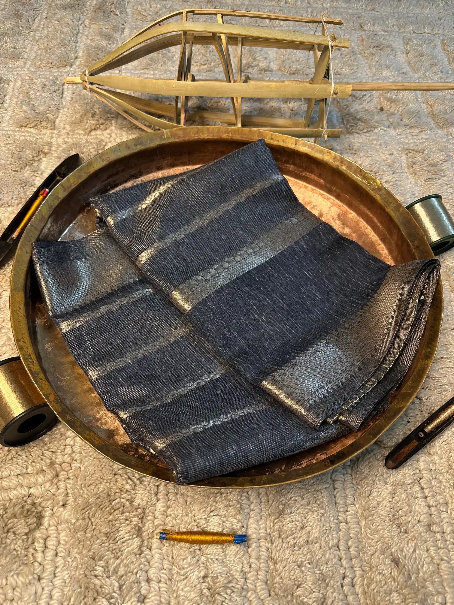 Eccentric zari weave Softsilk Banarasi saree