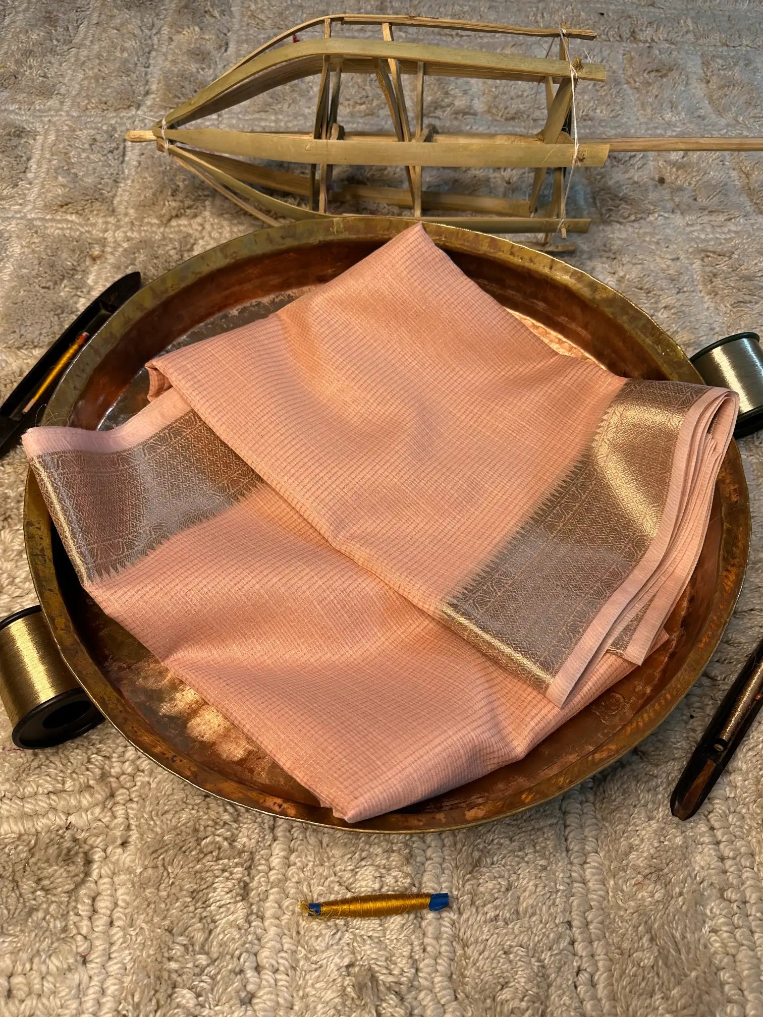 Eccentric zari weave Softsilk Banarasi saree