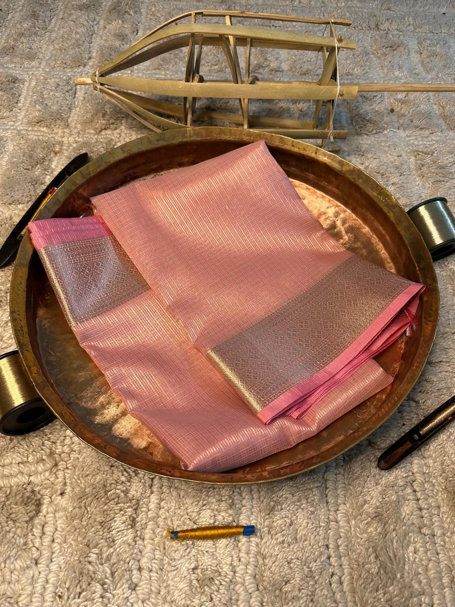 Eccentric zari weave Softsilk Banarasi saree