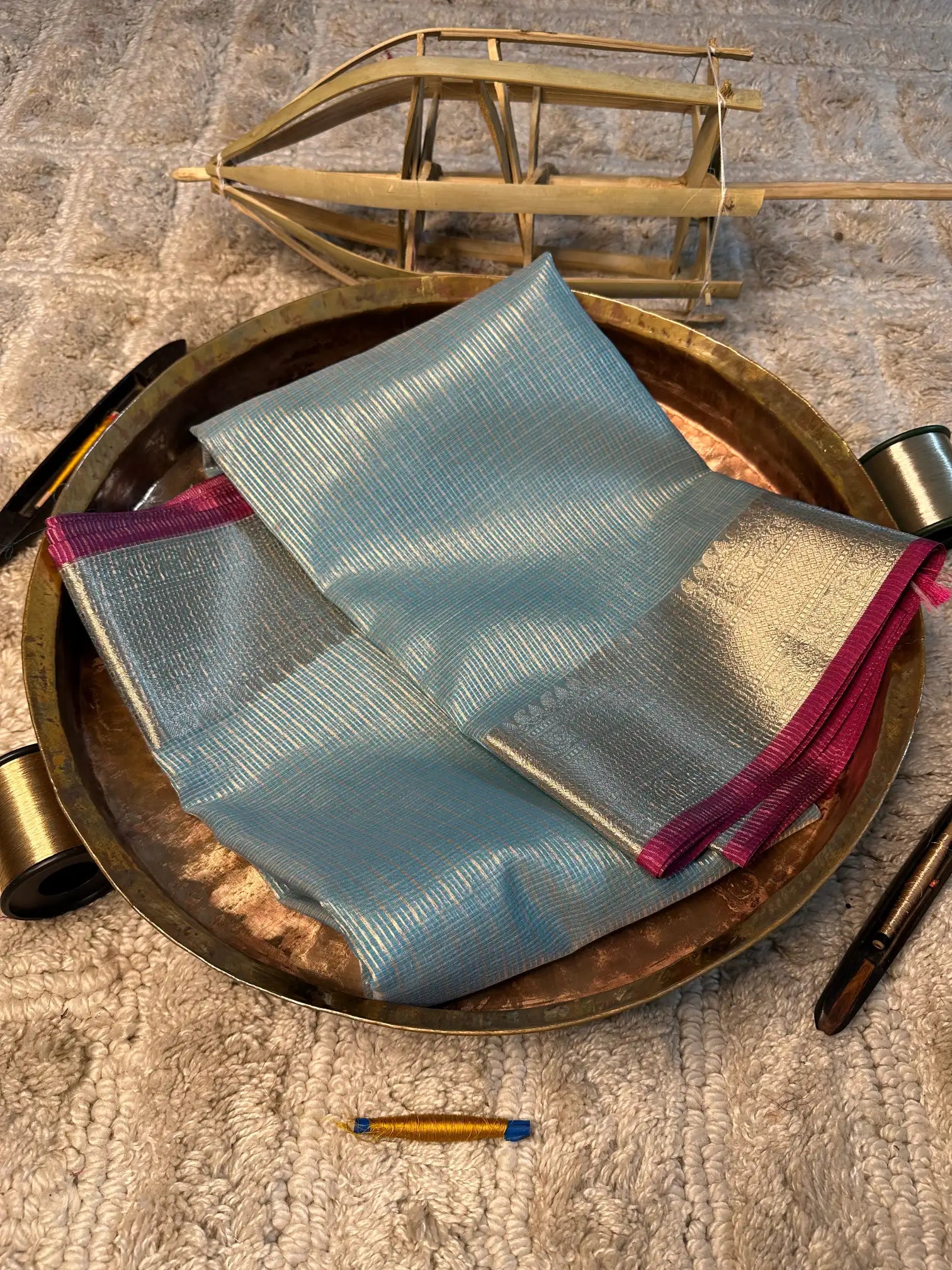 Eccentric zari weave Softsilk Banarasi saree