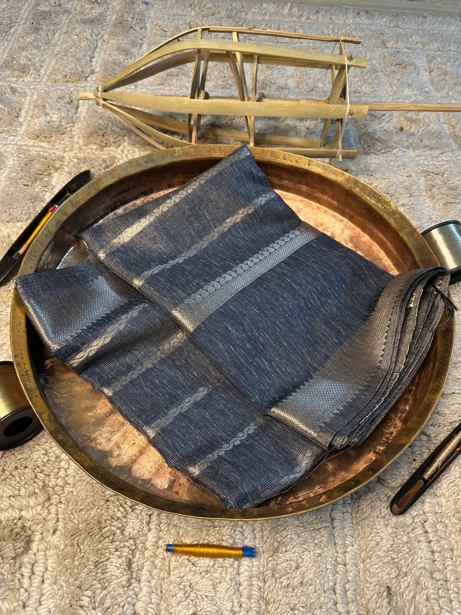 Eccentric zari weave Softsilk Banarasi saree