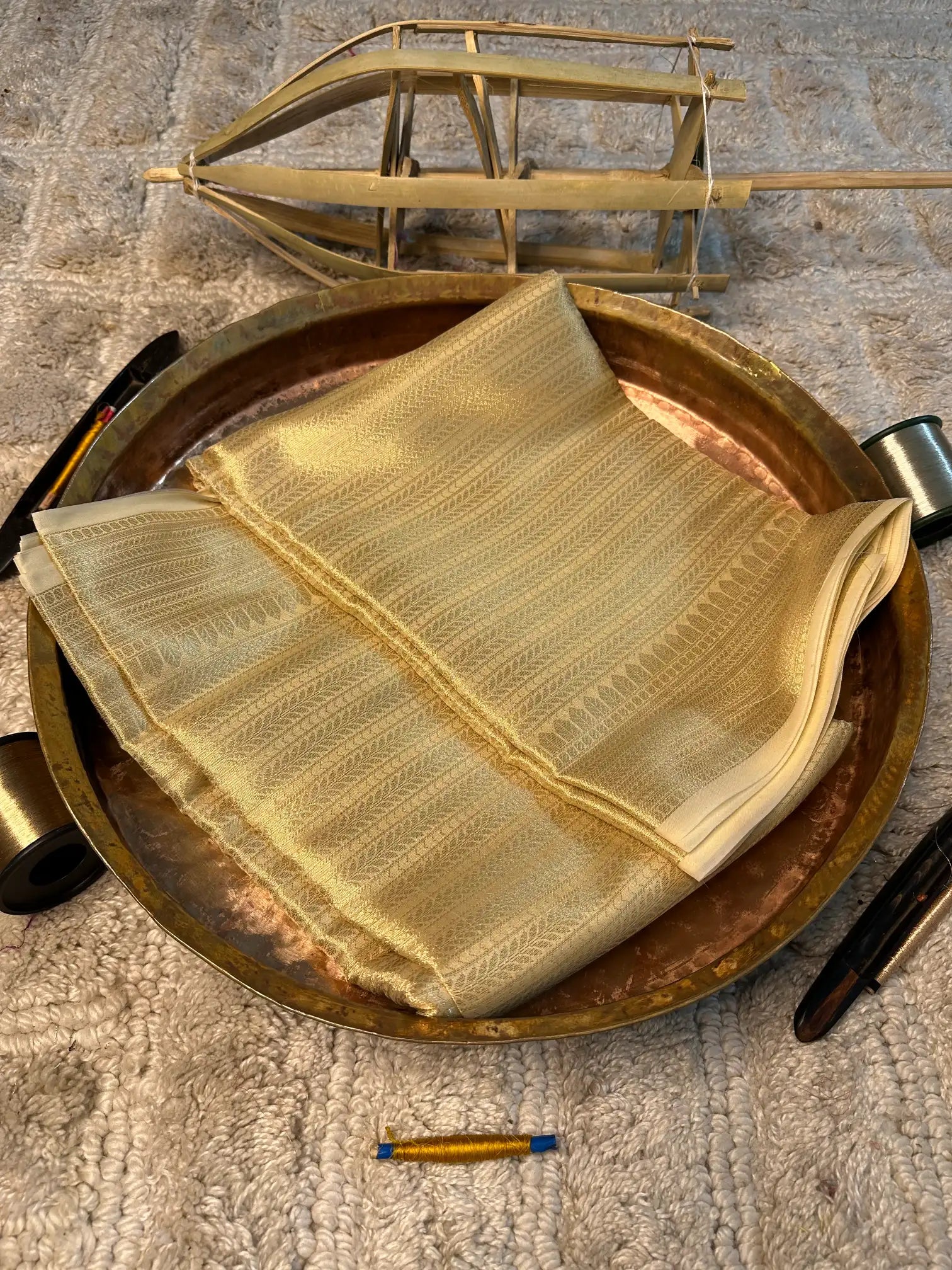 Eccentric zari weave Softsilk Banarasi saree