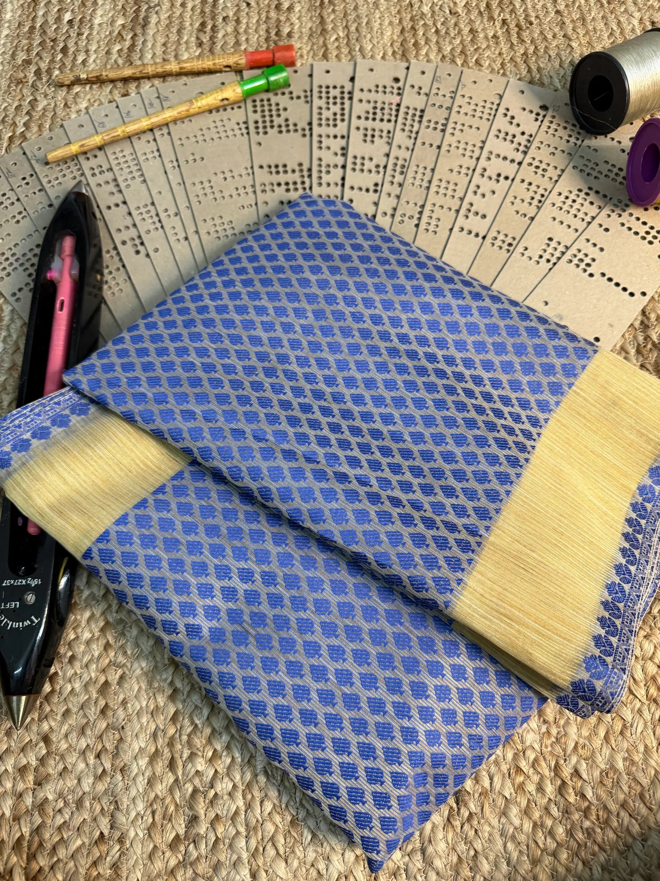 Eccentric zari weave Softsilk Banarasi saree