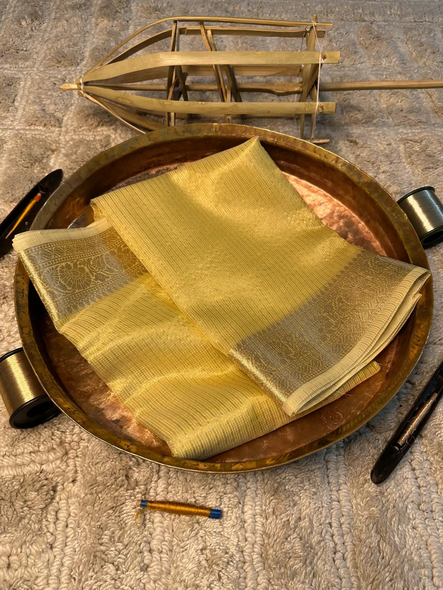 Eccentric zari weave Softsilk Banarasi saree
