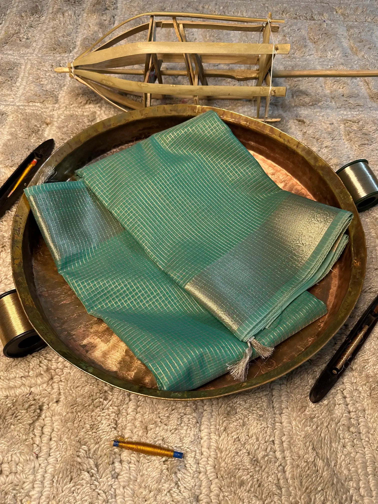 Eccentric zari weave Softsilk Banarasi saree