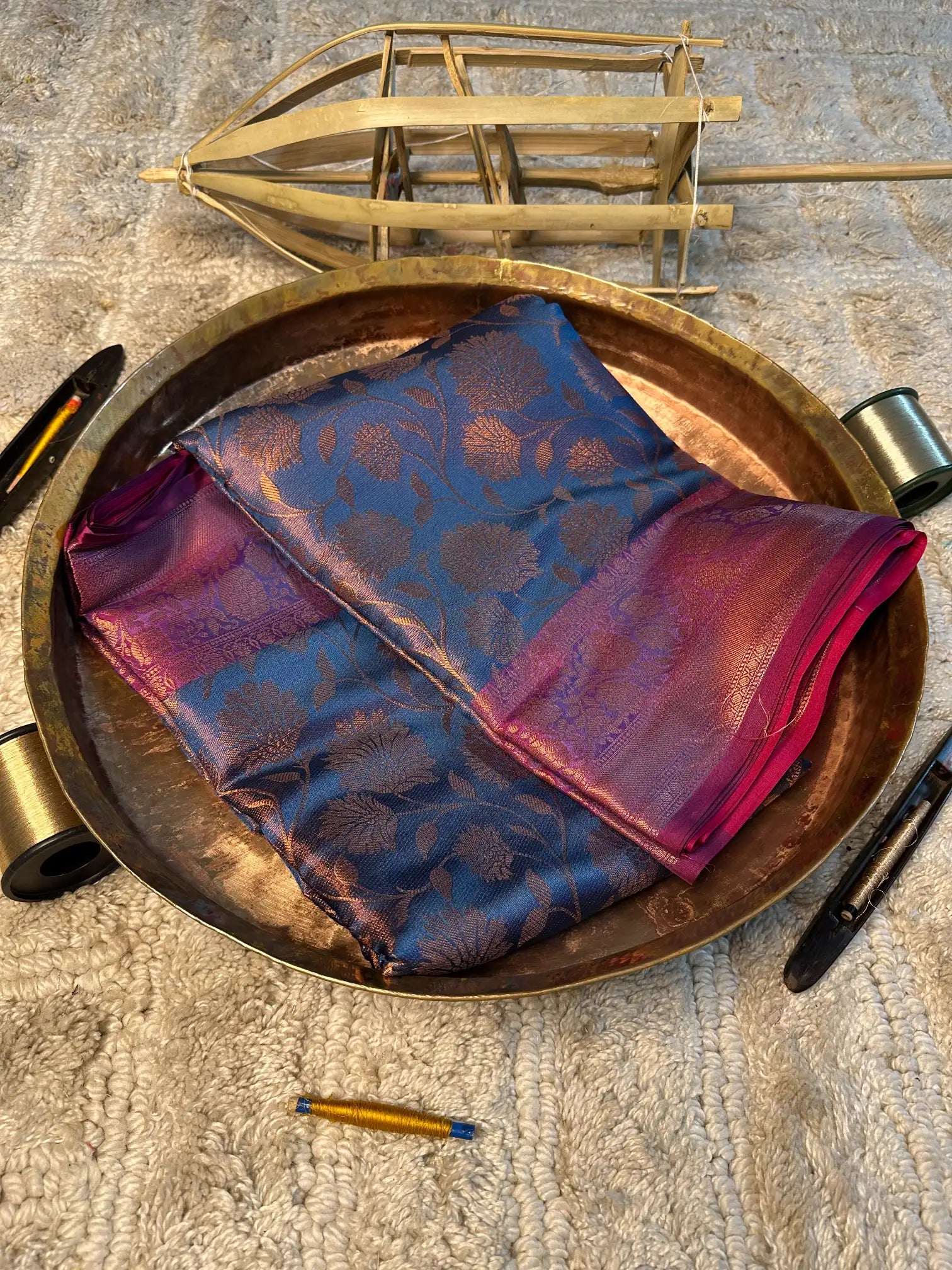 Eccentric zari weave Softsilk Banarasi saree